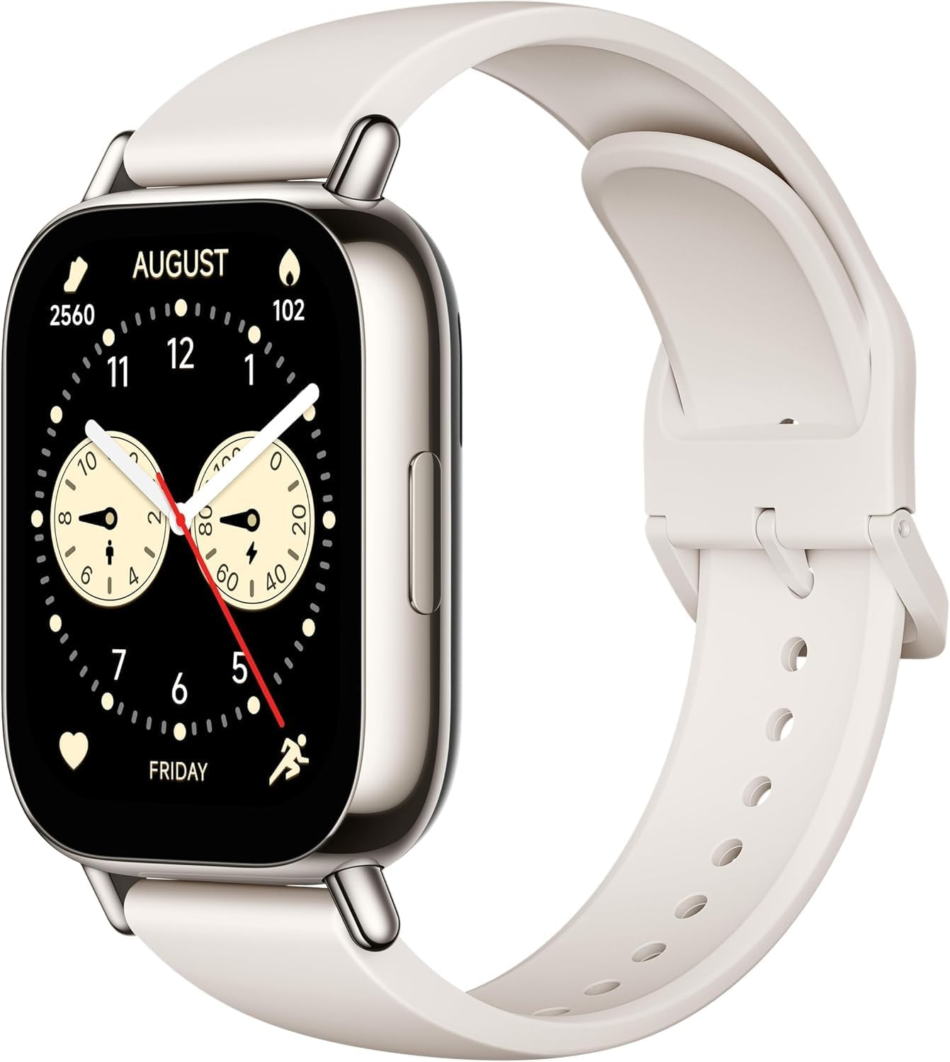 Redmi Watch 5 Lite Smartwatch, 1.96 Inch AMOLED Display, 18 Day Battery, 150+ Sports Modes, Built-In GPS, Heart Rate and SPO₂ Tracking, 5ATM Waterproof, Always-On Display, Bluetooth Calls - Gold, image number 3