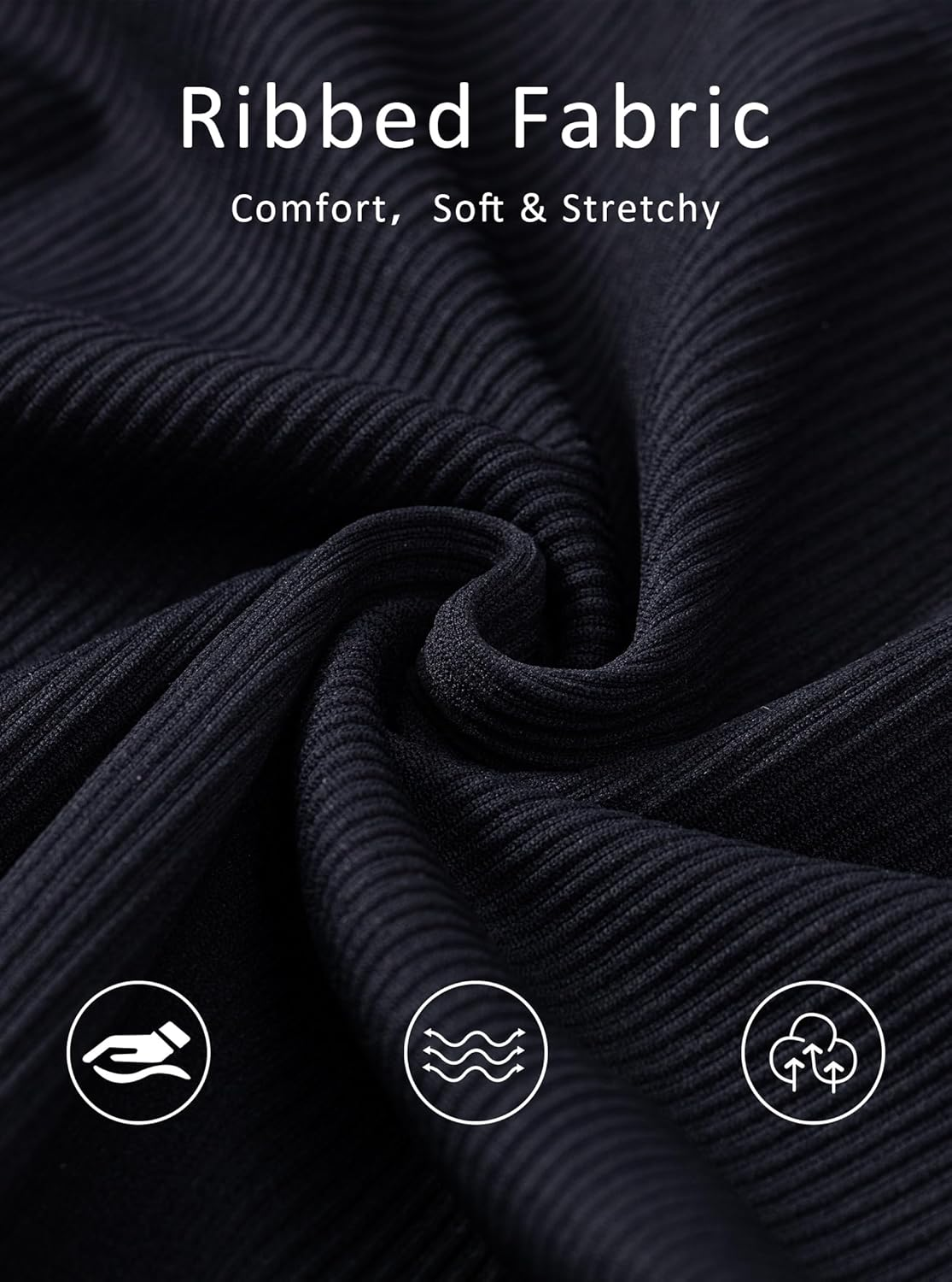 Angelhood Women'S Maternity Flare Leggings over the Belly Ribbed Pregnancy Yoga Leggings Workout Activewear Maternity Pants image number 4