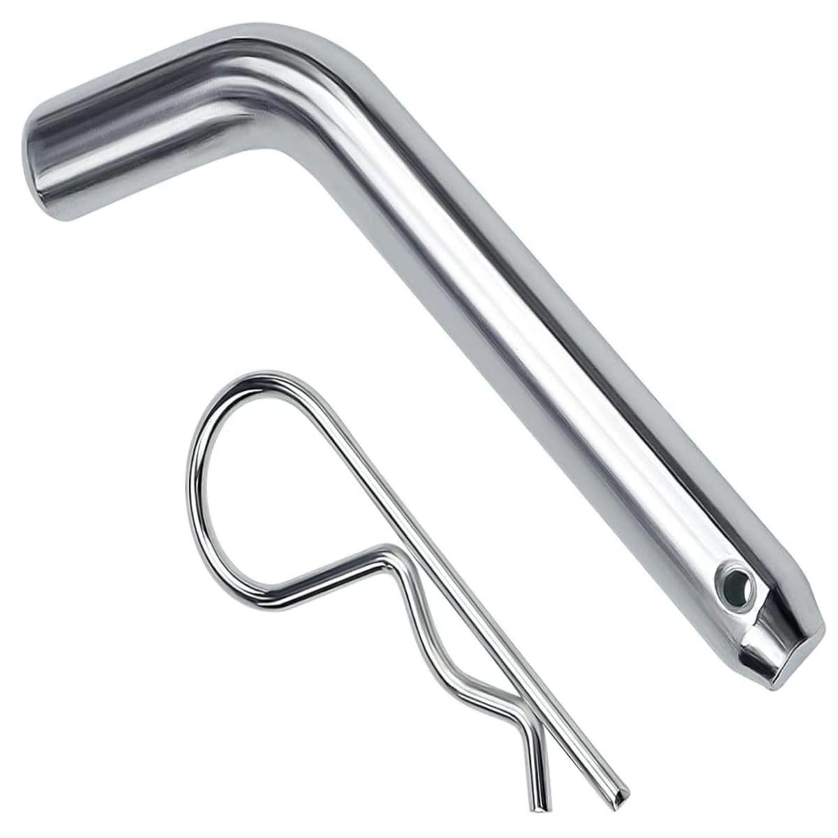 21580 Trailer Hitch Pin & R Clip,5/8 Inch/16Mm Diameter,Tow BAR Trailer Ball Mount Receiver,Fits 2"&2-1/2" Receiver image number 2