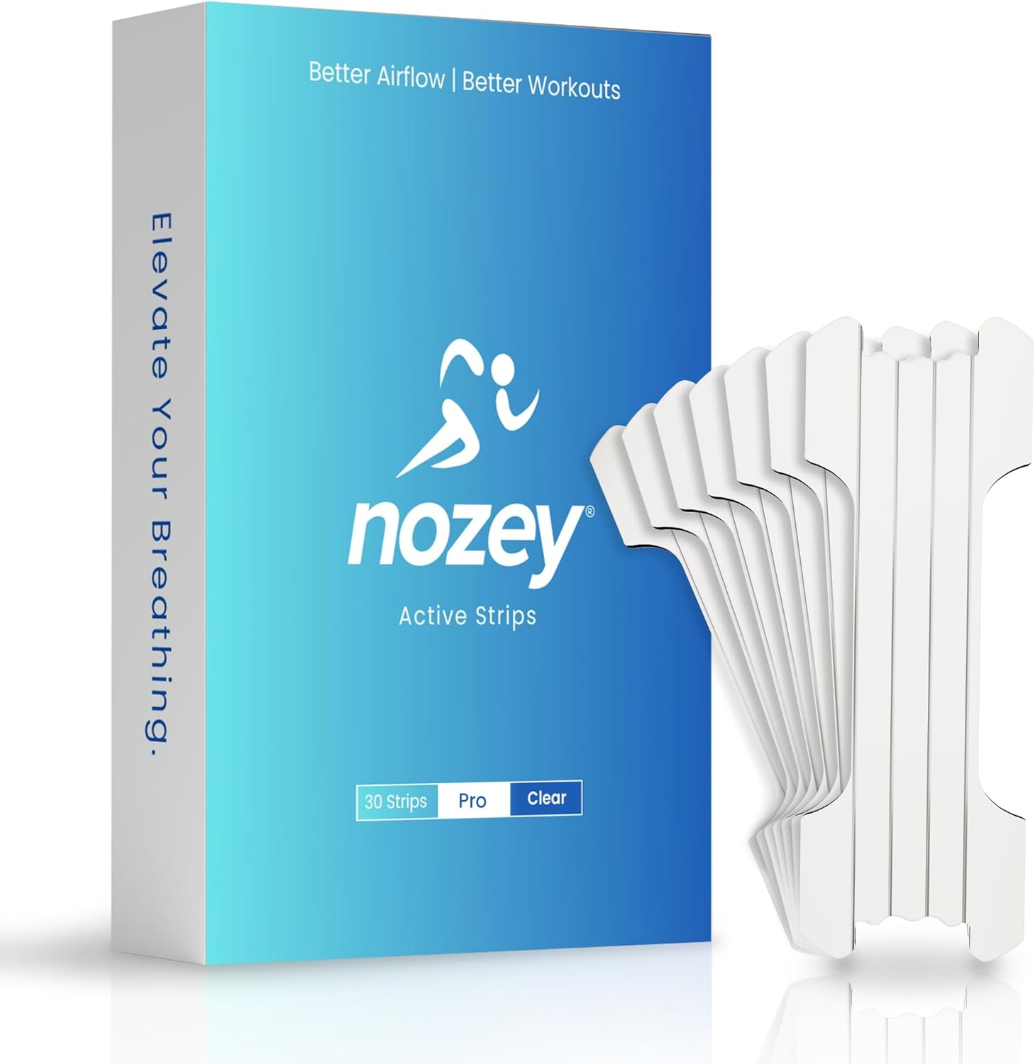 Active Strips Pro - 30 Pack Nasal Strips for Running, Sports, and High-Intensity Workouts: Maximum Lift & Strong Adhesion. Ideal for Runners, Cyclists, and Athletes. image number 4