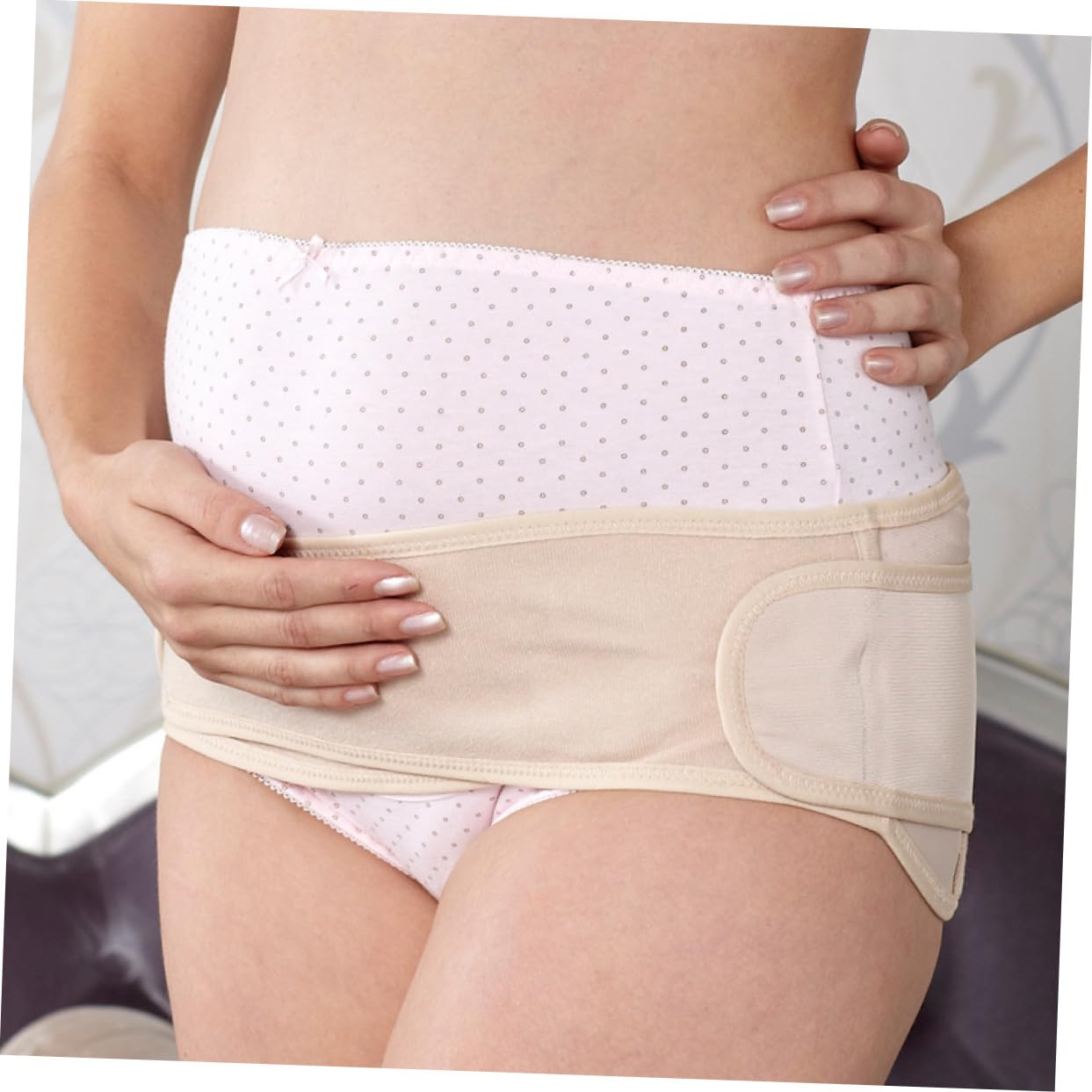 Healeved Pregnancy Belt for Belly Support Pelvic Support Belt Maternity Comfortable Abdomen Band for Women image number 1