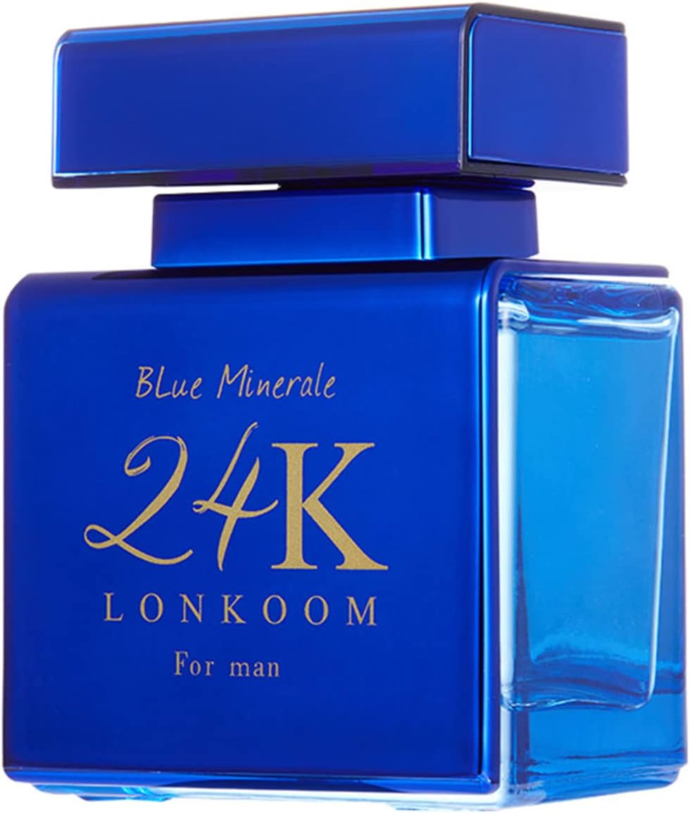 Lonkoom 24K Blue Minerale for Men 3.4 Oz EDP Spray image number 2