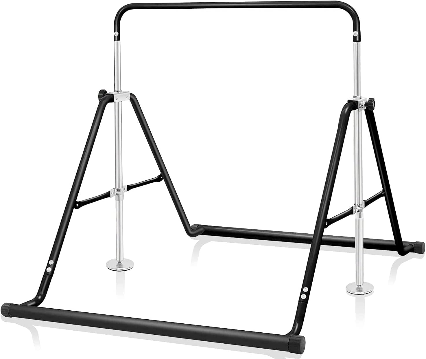 Bangtong&Li Gymnastics Bar for Kids Height Adjustable Horizontal Bar Folding Gymnastics Junior Training Bar for Home Gymnastics Equipment