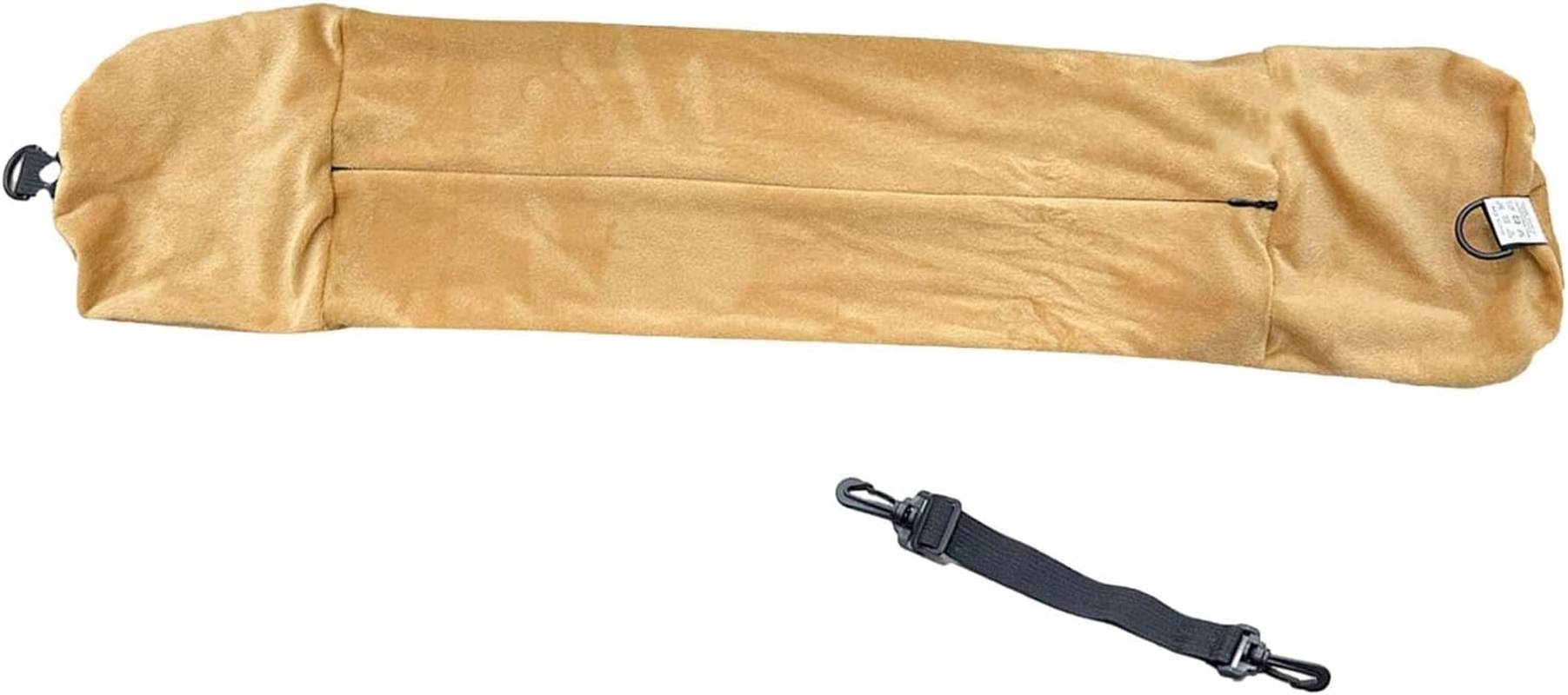 Baotyjie Travel Neck Pillow Stuffable Neck Pillow Case Cover,Carry on Luggage Soft, Fillable Travel Pillow, Storage Bag, Black