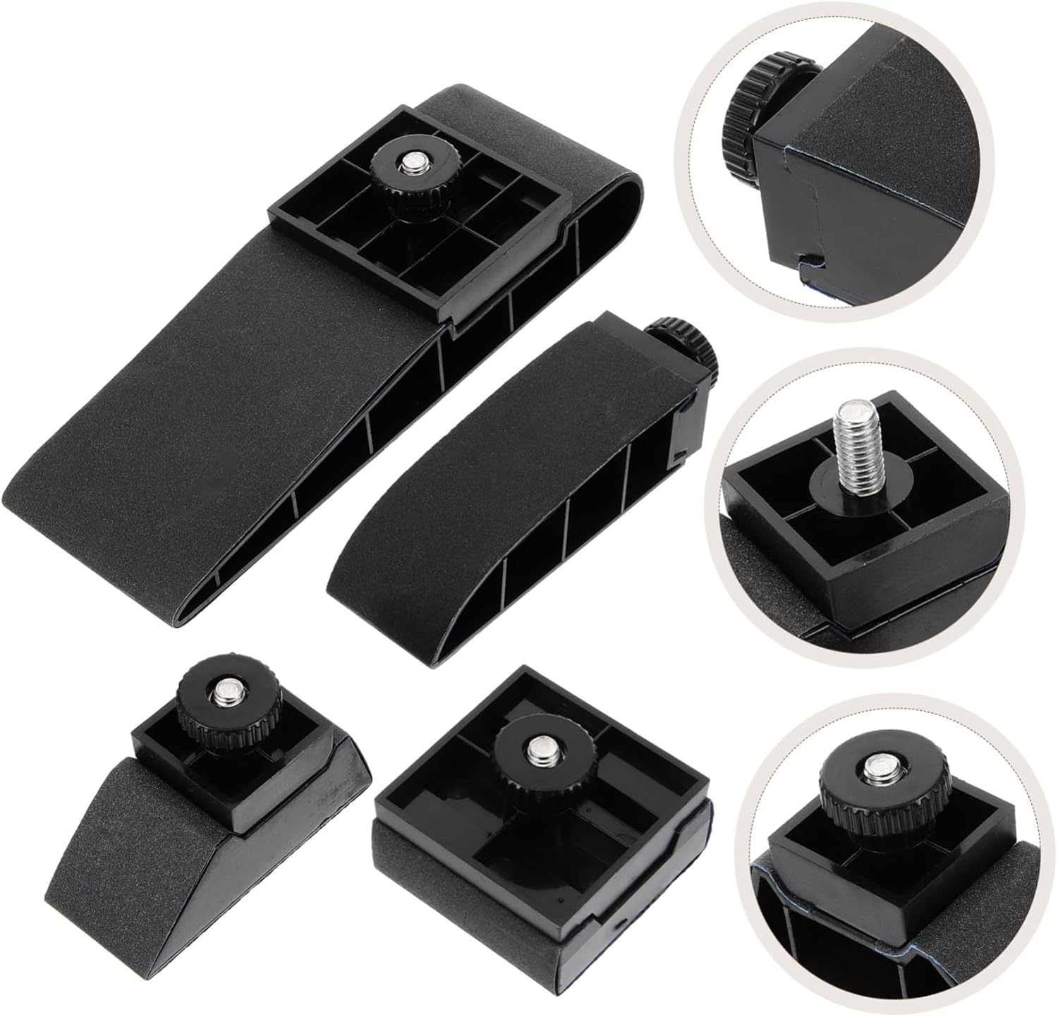 FIXOSHEE Micro Sander Sandpaper Block for Woodworking Tools Hand Sanding Pad Rotation Block Sander Automotive Tool Sanding for Wood image number 1