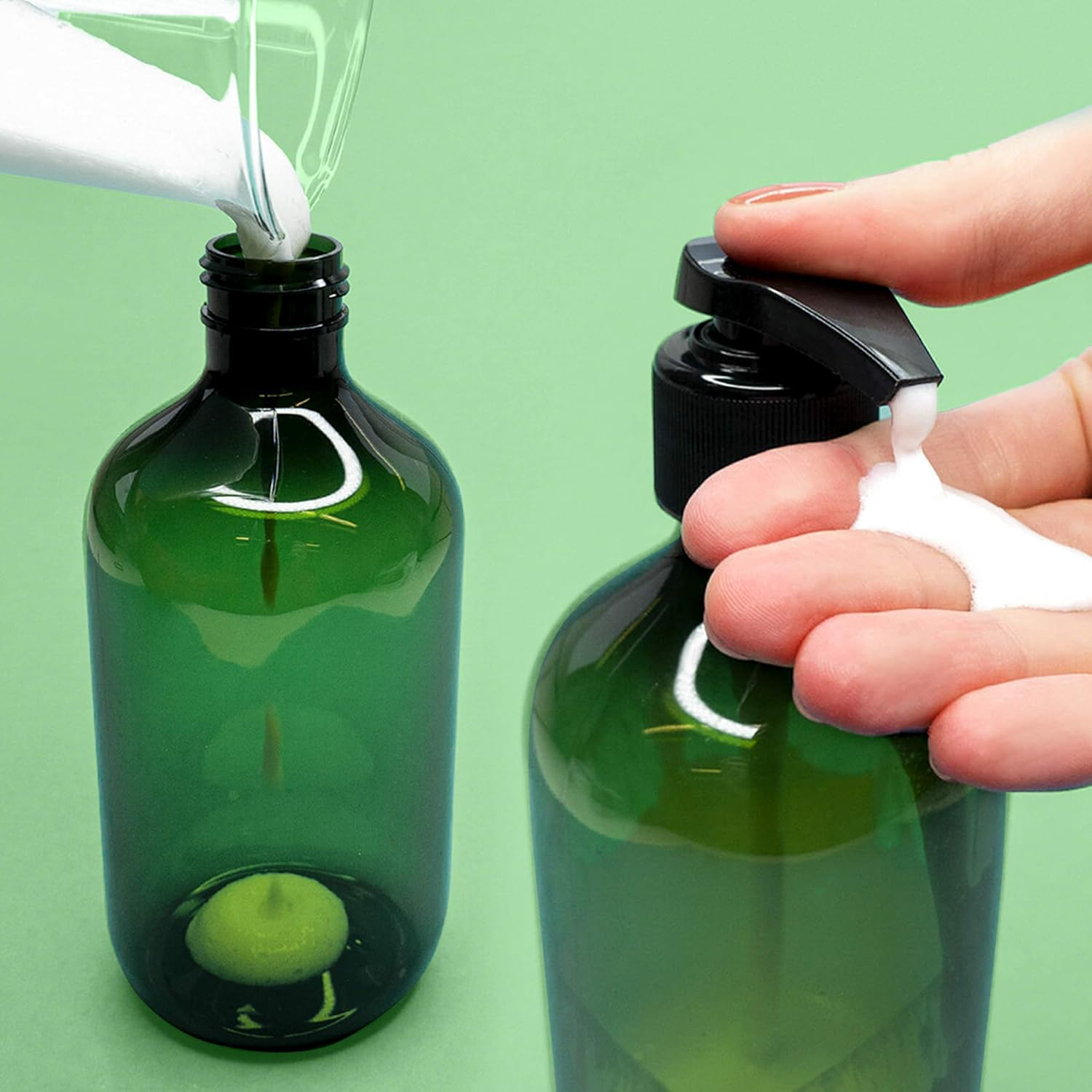 Puremetics Zero Waste Shampoo Powder "Tea Tree Rosemary" (50 G = 200 Ml) for Flaky and Dry Scalps Vegan and Plastic-Free image number 5