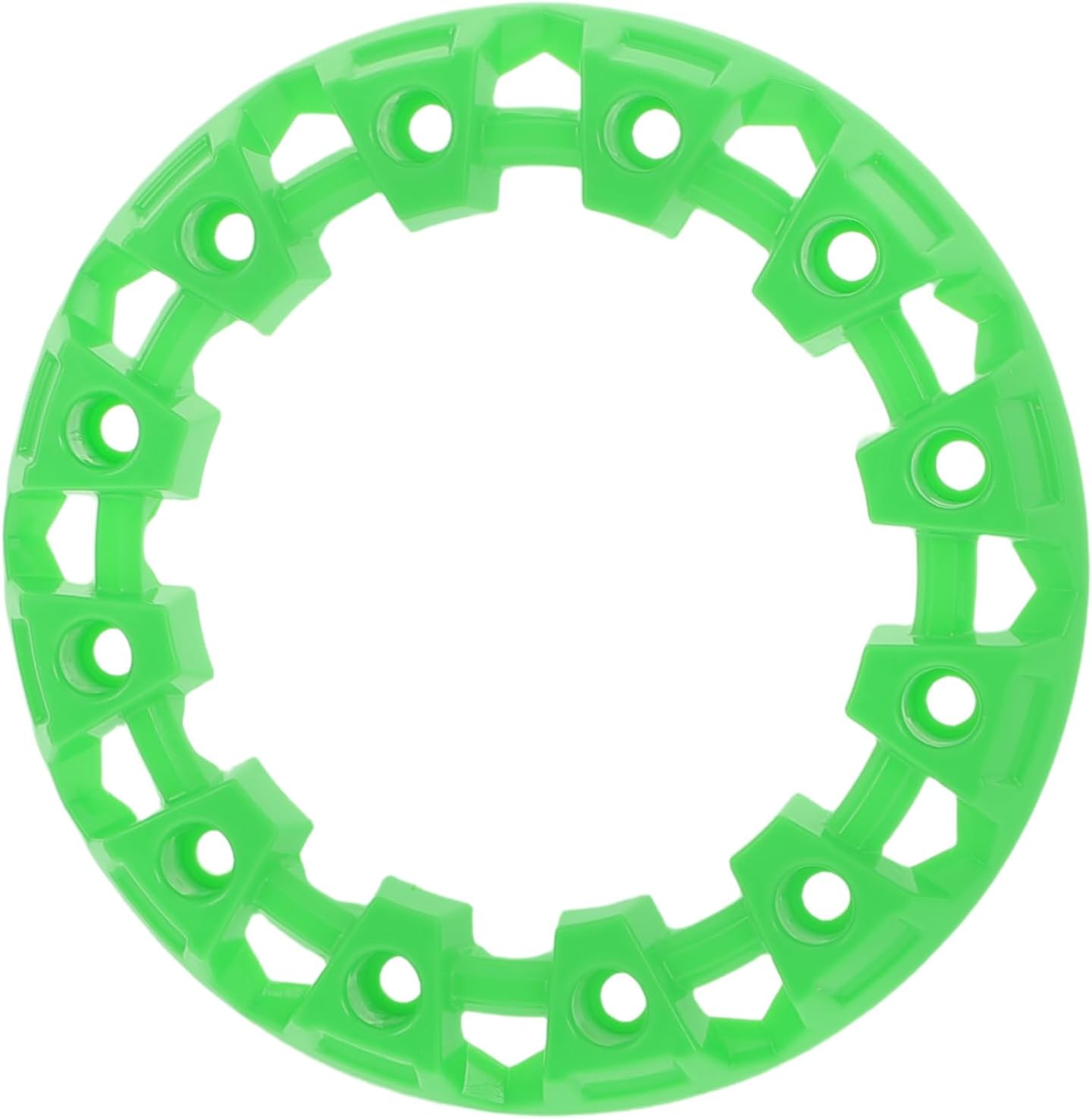 Parliky Hubcaps Wheel Covers: Universal Wheel Center Caps for ATV Rims 6.68 Inch Green Plastic Hubcaps for Quad Decoration Easy Installation