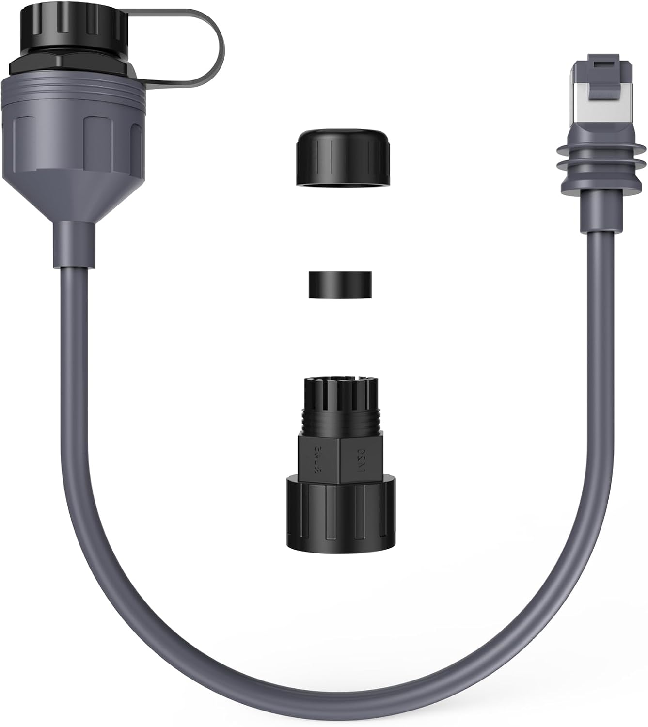 XLTTYWL Starlink Ethernet Adapter Gen 3/Mini, Waterproof Extension Repair Coupler for Starlink Gen3 Standard SPX to RJ45 Compatible with Starlink V3/Mini Dishy (1 Pack) image number 4