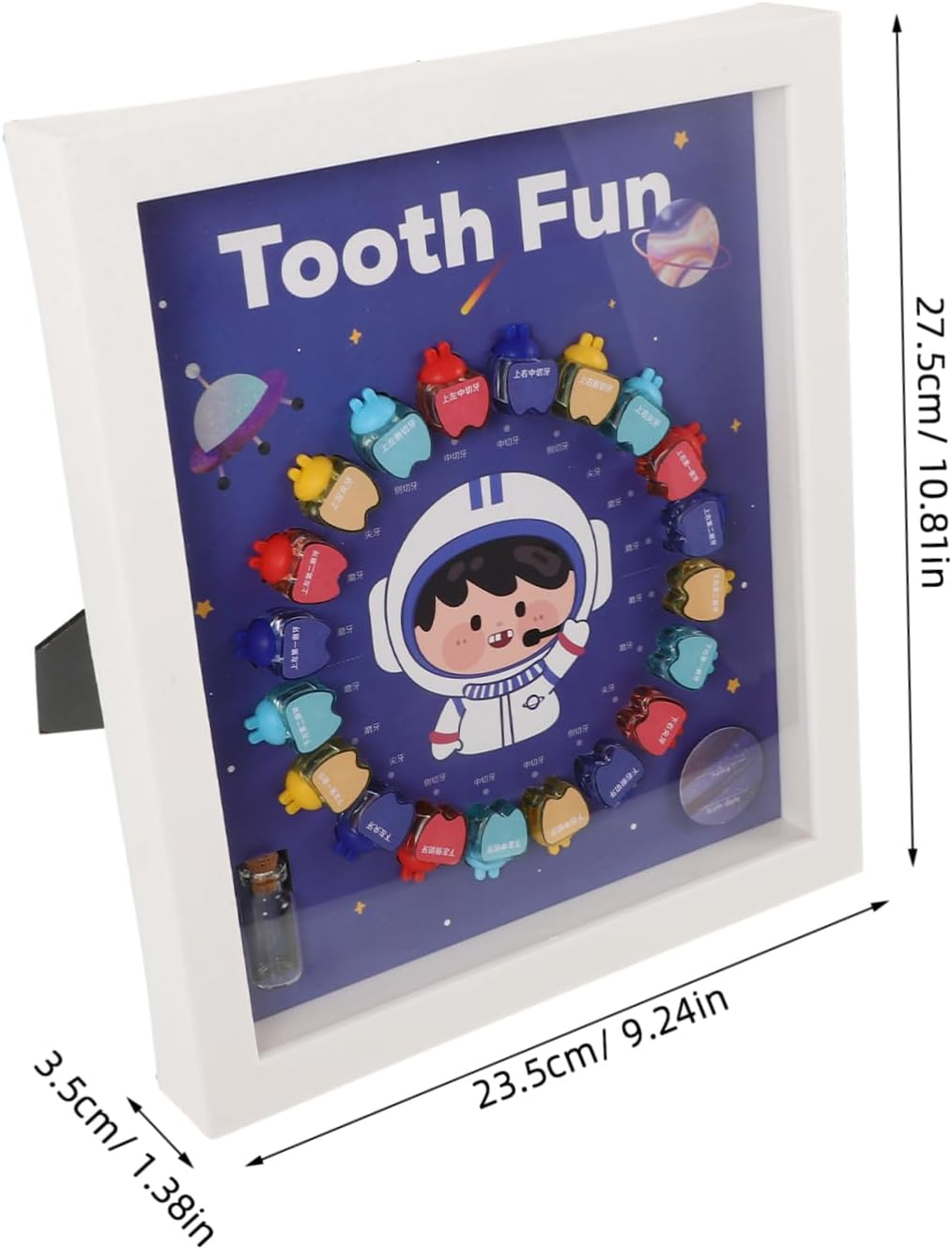 ERINGOGO Tooth Keepsake Organizer Box Storage Case for First Lost Teeth Stylish Keepsake Container for Boys Girls Unique for Parents image number 5