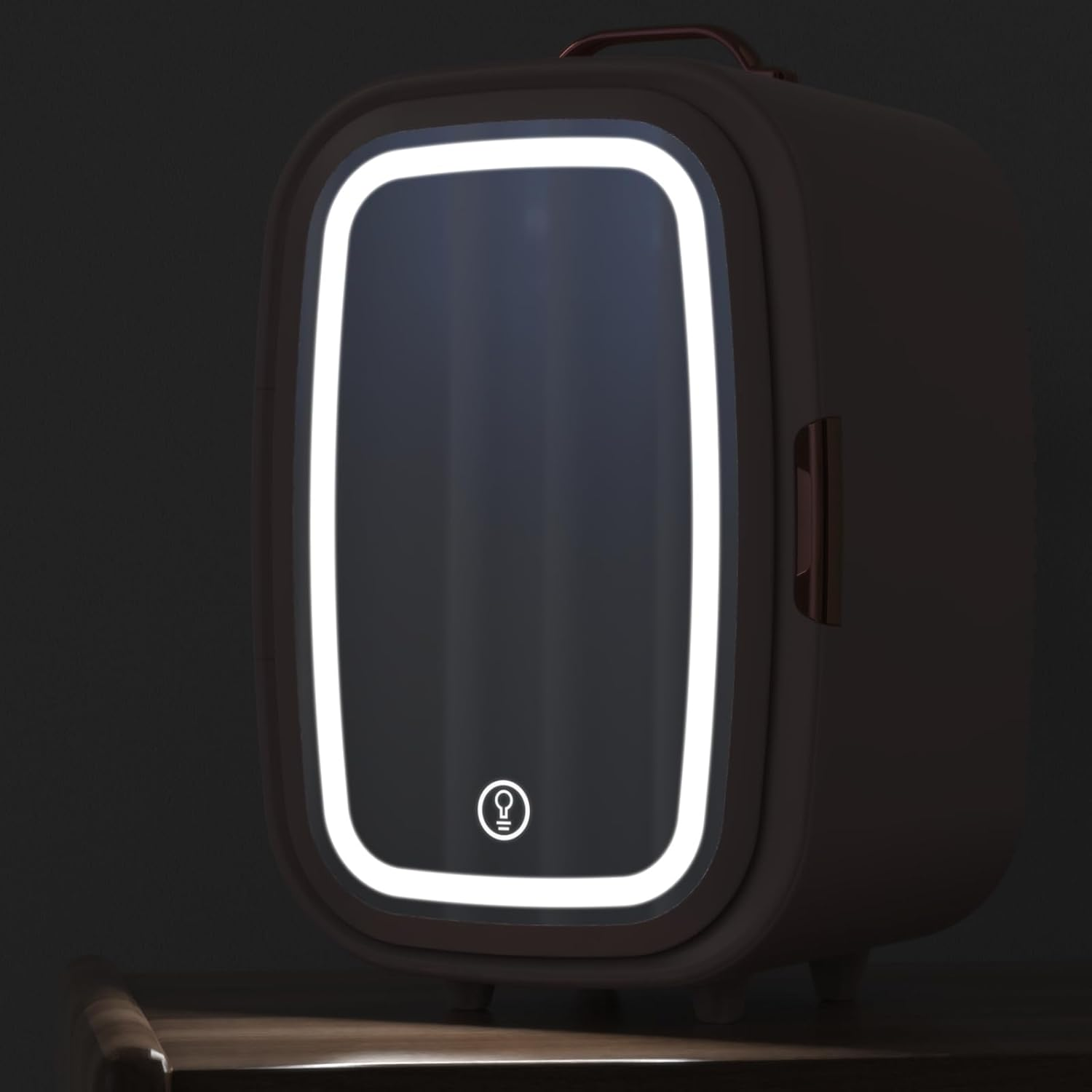 Skincare Fridge 15 Liter, Mini Fridge for Comestic Storage, Professional Beauty Fridge for Skin Care, Pink image number 3