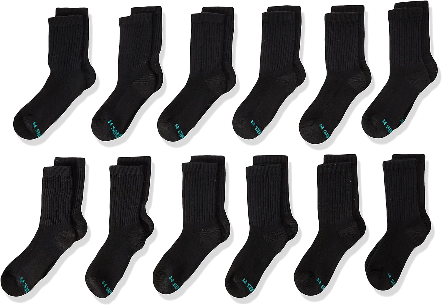 Hanes Big Boys' Classics Crew Socks