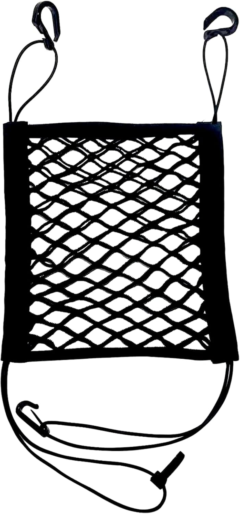 Adjustable Pet Barrier for Car, Heavy-Duty Dog Barrier Net Keeps Pets Safe in Back Seat, Universal Fit Cargo Net for Cars, Trucks and Suvs with Easy Installation image number 4