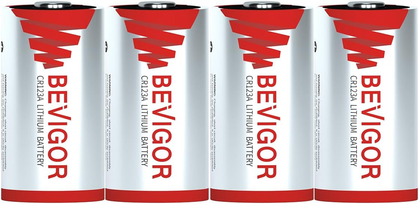 BEVIGOR CR123A 3V Lithium Batteries 2 Pack,1500Mah Photo Lithium Battery, 3 Volt 123 Battery Lithium for Flashlight and Security Device【Non-Rechargeable】 image number 6