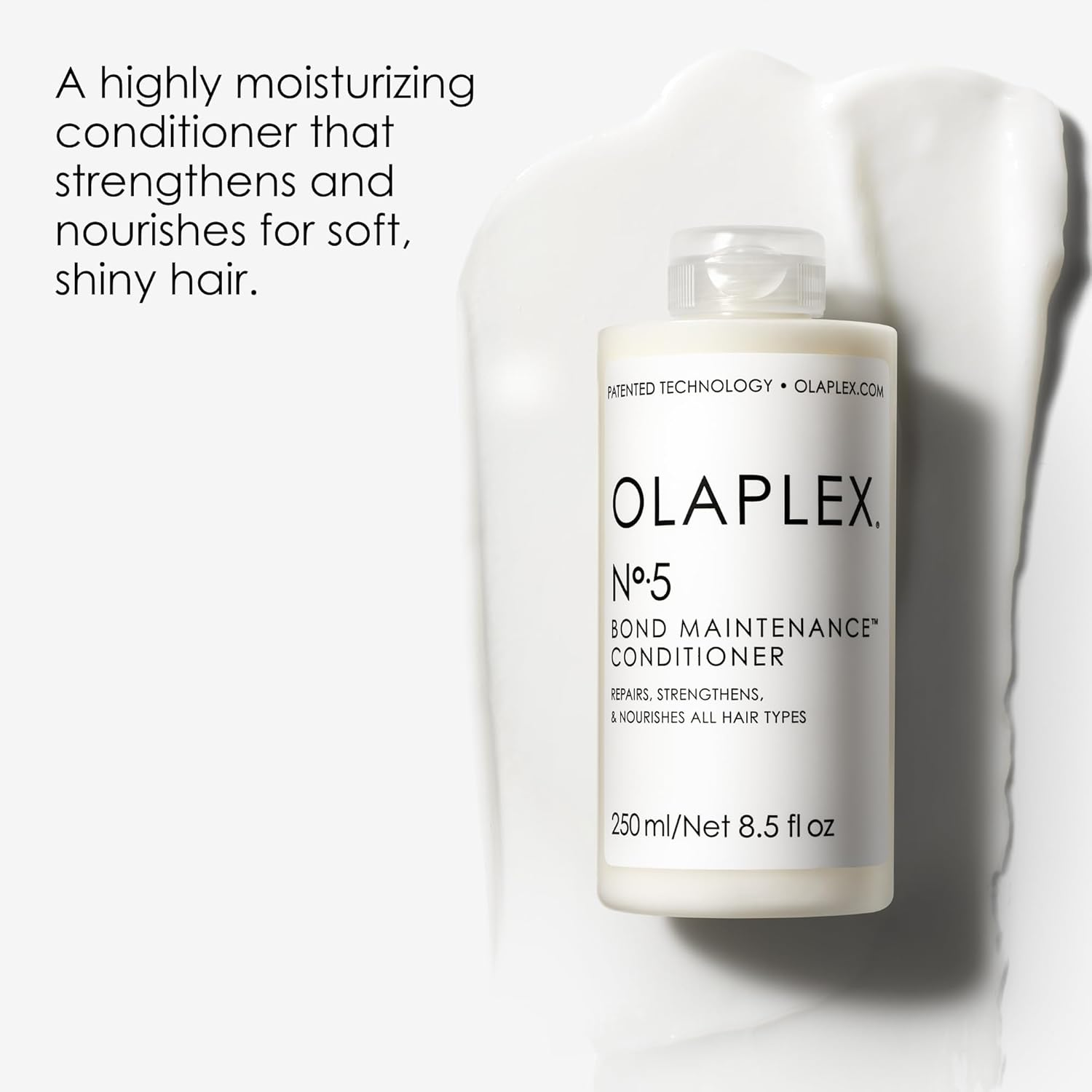 Olaplex No. 5 Bond Maintenance Conditioner, Repairs, Strengthens, & Nourishes All Hair Types, Leaving Hair Feeling Soft & Adds Shine, 1000Ml