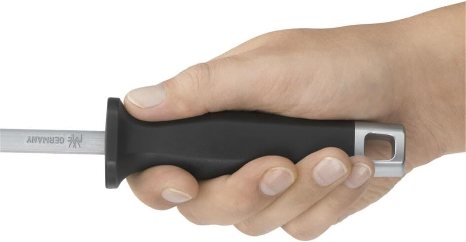 WMF Spitzenklasse plus Sharpening Steel 36 Cm, Sharpening Rod for Knives, Sharpening Steel for Knives, Plastic Handle, Steel Length 23 Cm image number 1