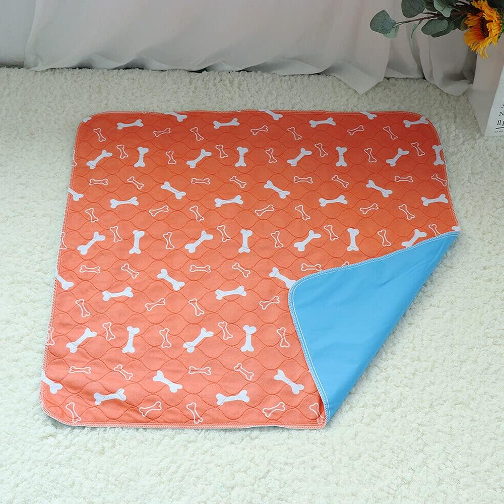 Pet Dog Cat Puppy Training Pee Reusable Pads Cushion Bed Absorbent Mat Washable,70X80Cm - Grey Bone image number 5