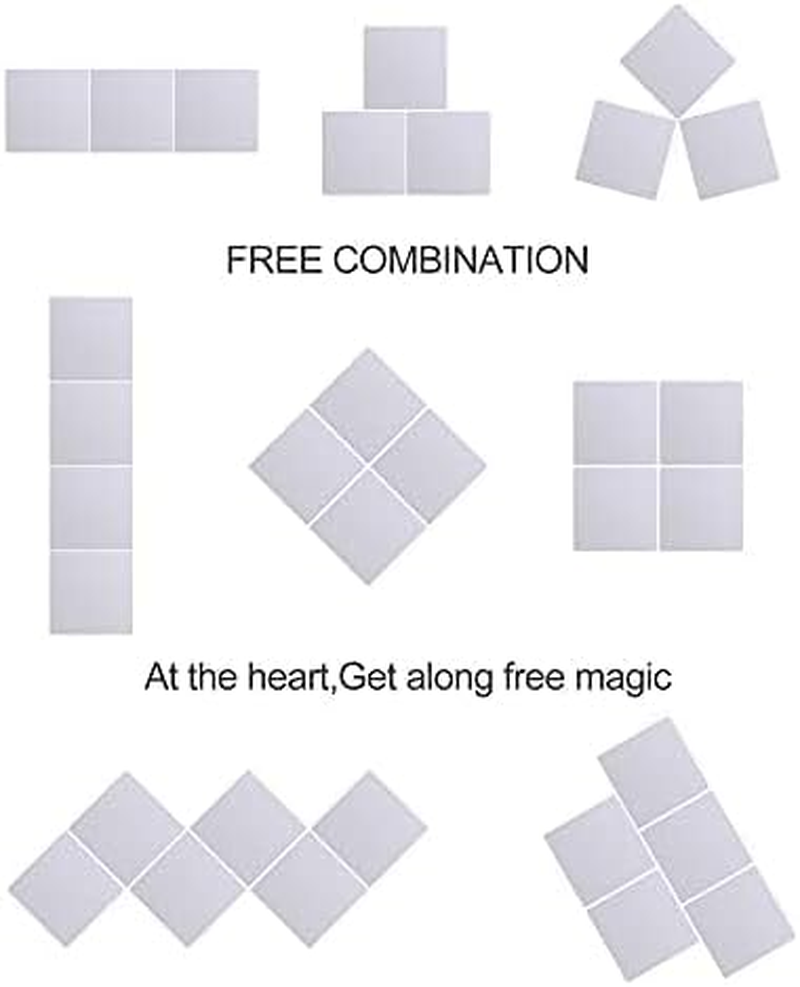 Kids Wall Mirror Tiles,Safe Unbreakable Acrylic Mirror for Baby,Plastic Plexiglass on the RV, Shatterproof Frameless Mirror Wall Stickers.Suit for Apply Touring Car,Children'S Room,Classroom（8"X8") image number 5