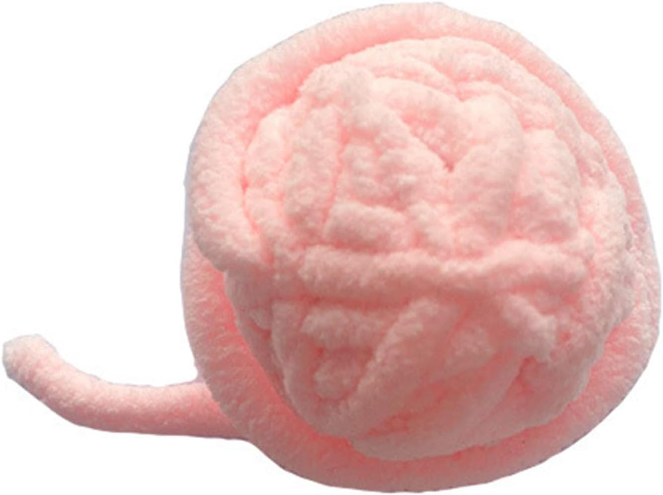 Cat Yarn Ball Toy, Fun Bite Resistance Woolen Yarn Cat Ball Toy with Bell, Furry Rattle Ball Interactive Cat Toys Balls Soft Fuzzy Balls Cotton Thread Ball Toys for Cats Kittens Puppies Self(Pink) - Colorful (Blue) image number 4