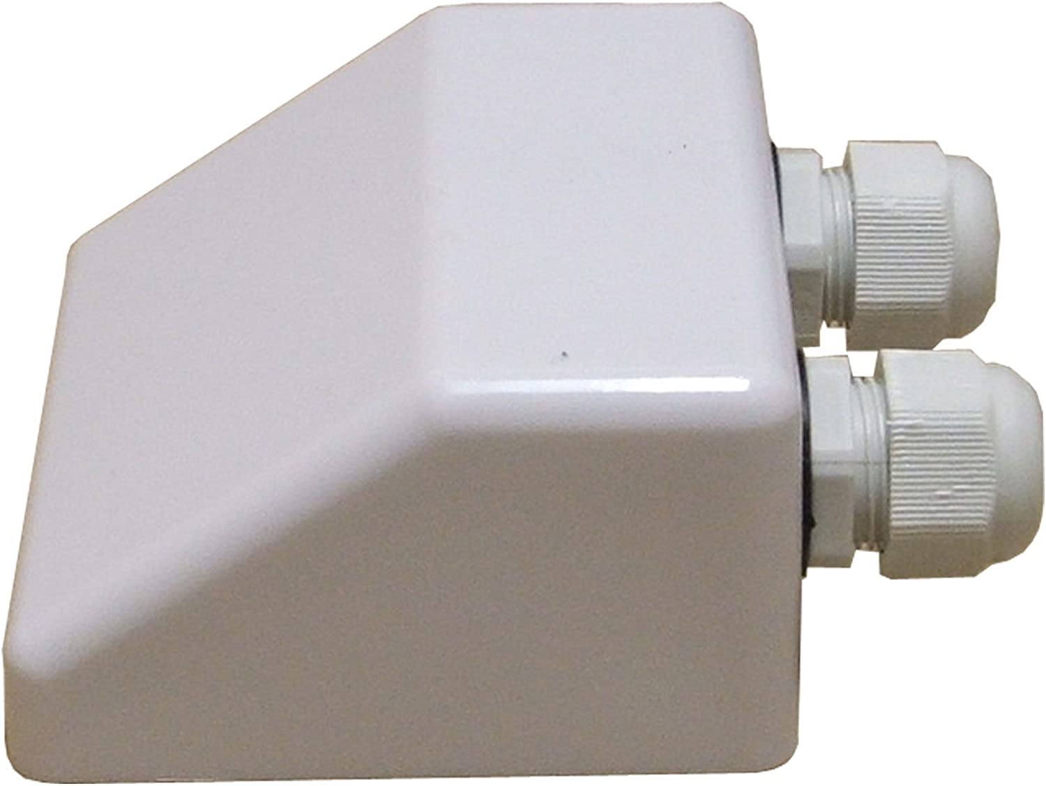 NUZAMAS Waterproof Twin/Double Cable Entry Gland Box for Solar Panel Satellite Aerial Caravan Motorhome RV Camping Van Boat Uv-Resistant -White image number 5