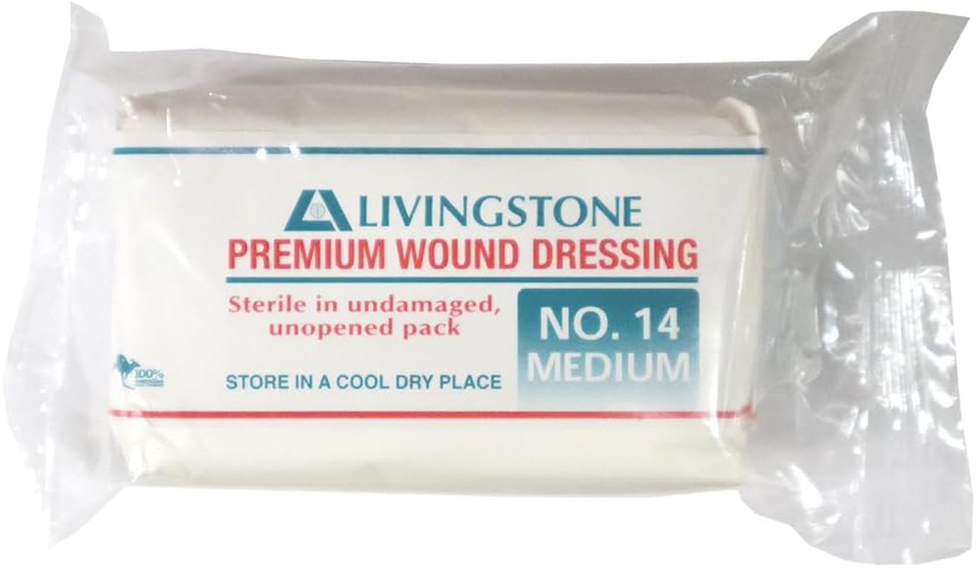 Livingstone Premium Wound Dressing Bandage 14 Sterile 12 X 4Cm Pad Pack of 12 image number 2