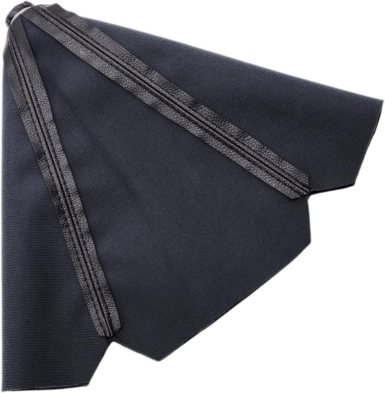 Universal Car Shift Knob Dust Cover Black PU Leather Manual/Auto Shifter Shift Boots Cover (Black) image number 2