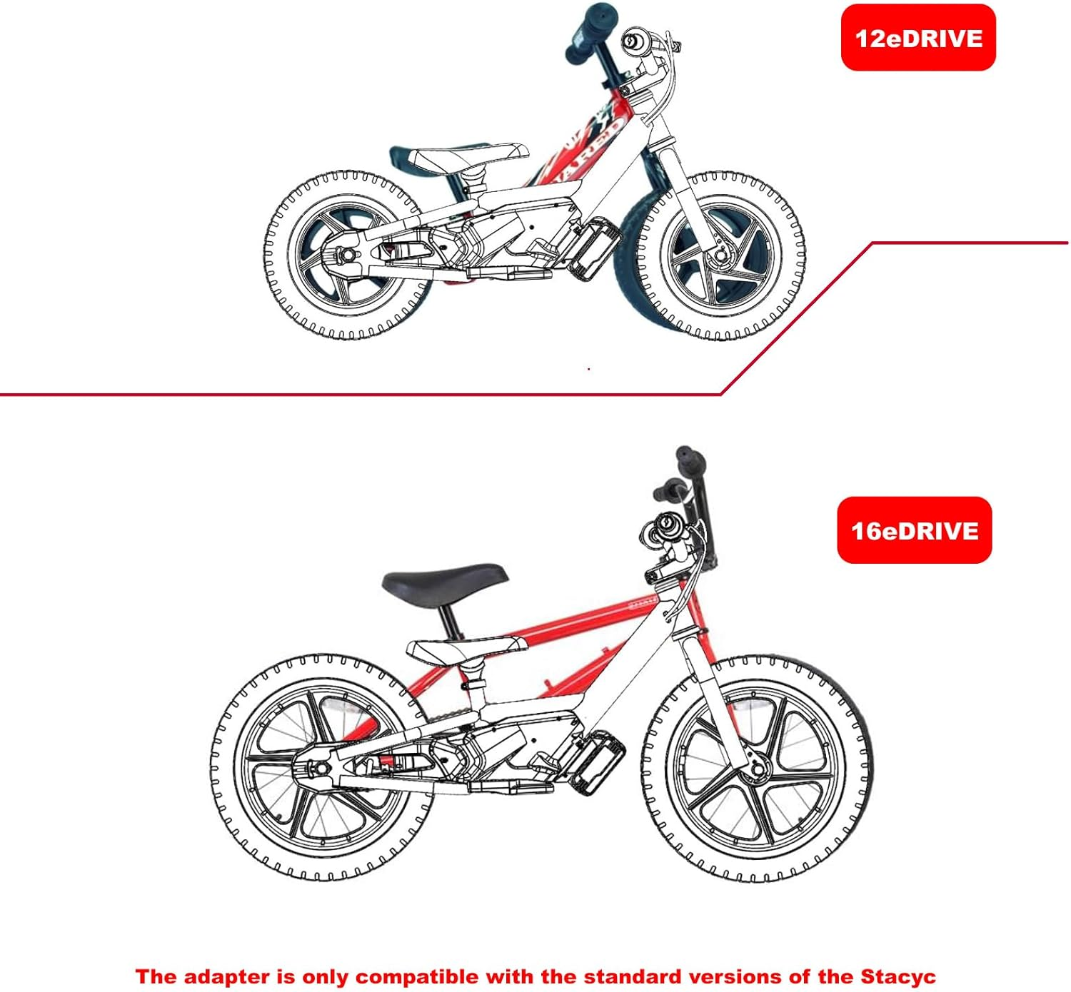 For Milwaukee M18 to STACYC Battery Adapter &ndash; Run 12"/16" Electric Kids Bikes with M18 Power Tool Battery image number 3
