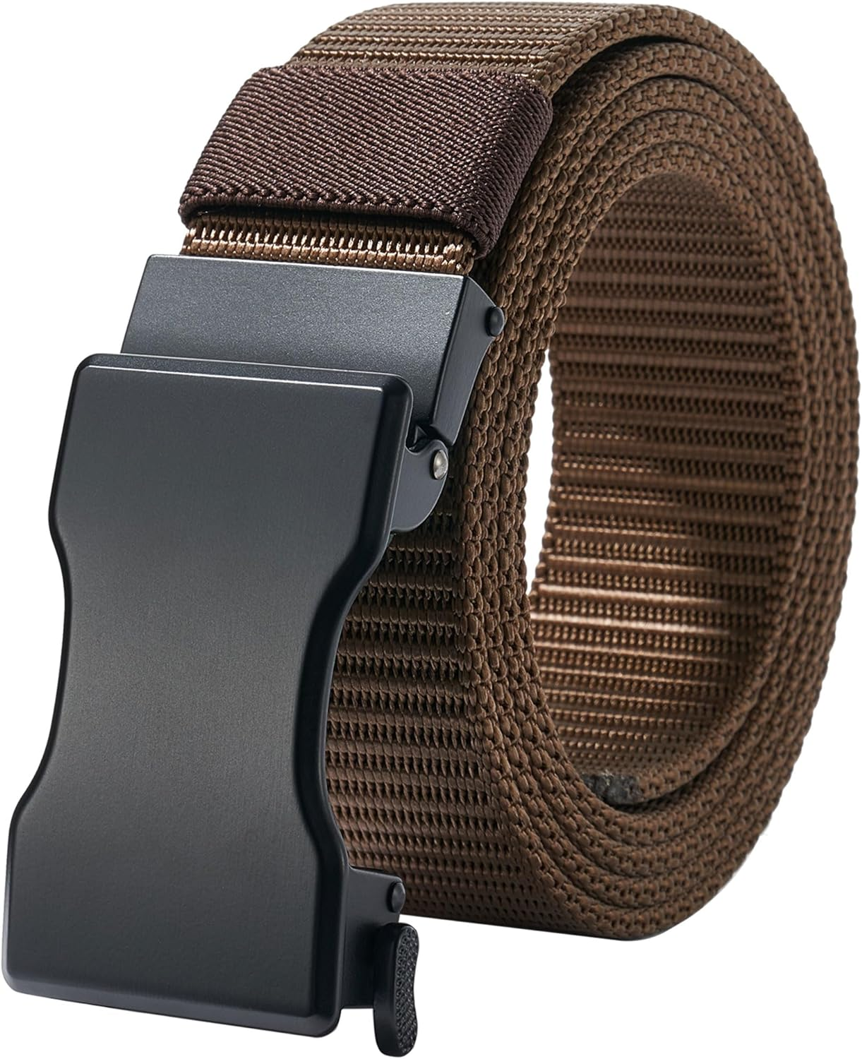 Lionvii Ratchet Belts for Men, Slide Belt with Automatic Buckle for Men Dress, Adjustable Trim to Fit 28-49" Waist [130Cm L X 3.5Cm W]