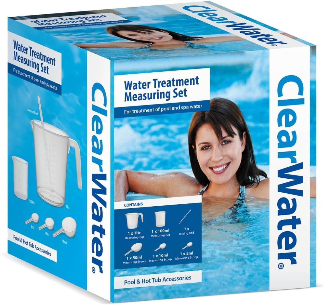 Clearwater CH0032 Measuring Set for Swimming Pool and Hot Tub Chemical Treatment, Transparent, 19.5 Cm*13.0 Cm*18.0 Cm image number 5