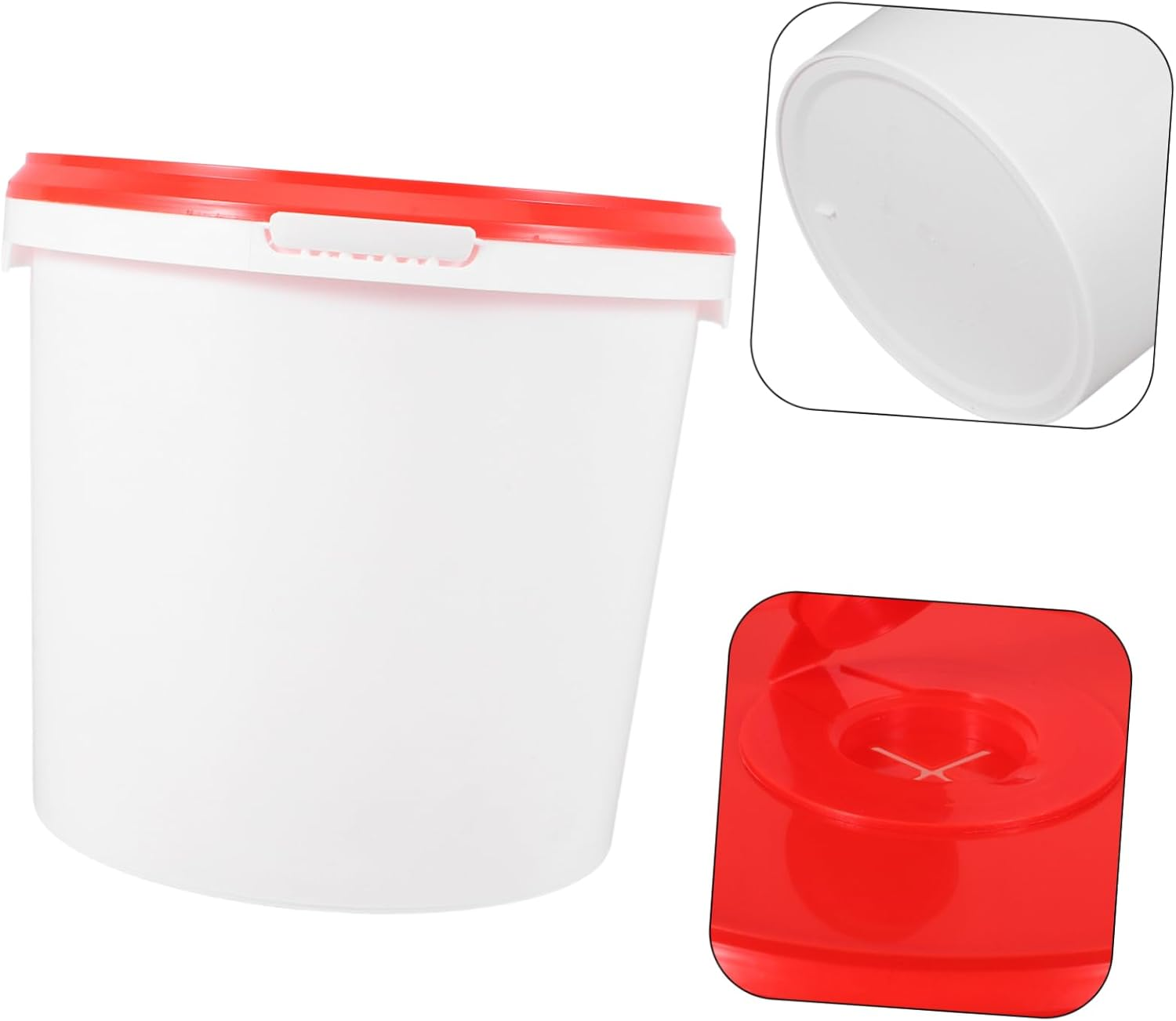 Wipe Storage Container Reusable Wipe Bucket for Travel Refills Easily for Diapers and Care Lightweight Design for Convenient Bathroom Use image number 1