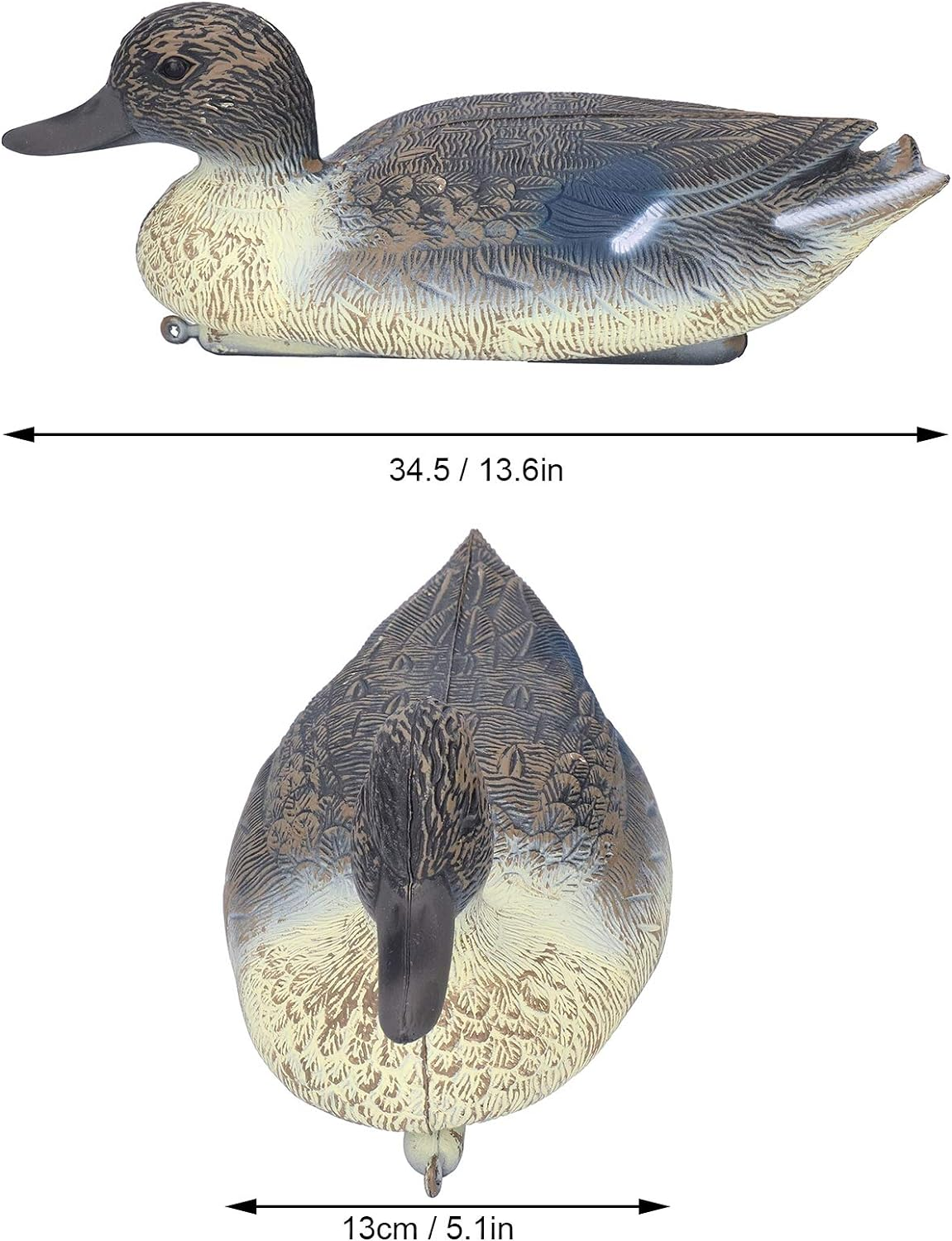 Mini Farm Animal Figures, Farm Animal Cake Cupcake Topper, Simulation Plastic Duck Garden Lawn Swan Pond Ornaments Decoration Floating Animal Cute Statue image number 1