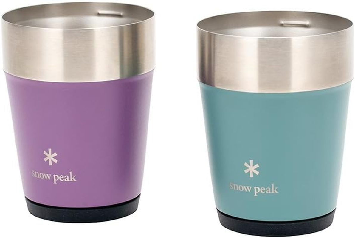 Snow Peak Thermo Tumbler 360 Duo Set 2025 Autumn Edition FES-360-2 Tumbler Cup, Heat Retention, Cold Retention, Camping, Outdoors, Blue, Purple, 12.2 Fl Oz (360 Ml) [Snow Peak 2025 Autumn Limited image number 3