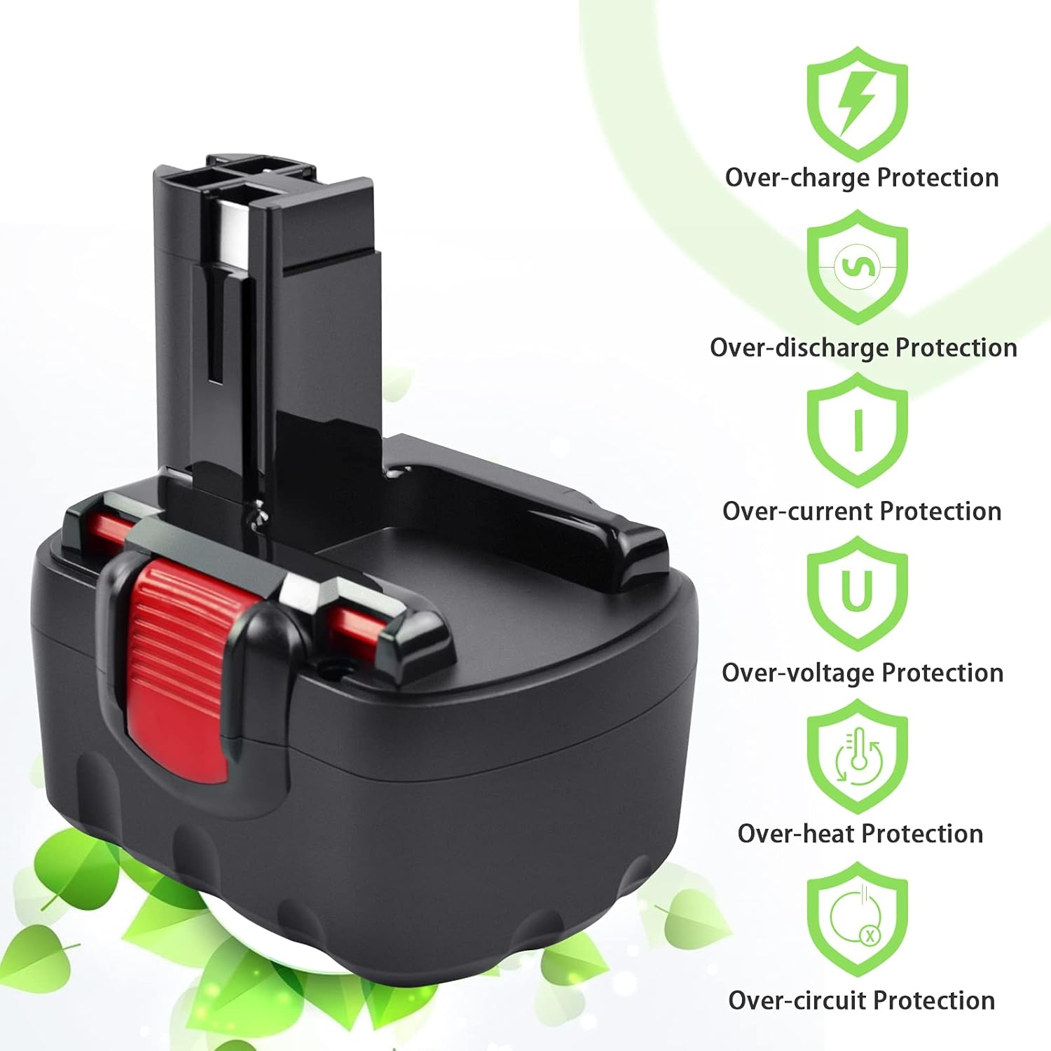 Tecmana 14.4 V 3.5 Ah Replacement Battery for Bosch 2607335275 2607335276 2607335533 2607335465 2607335678 2607335685 26073. 35711 BAT038 BAT040 BAT041 BAT140 BAT159 image number 6