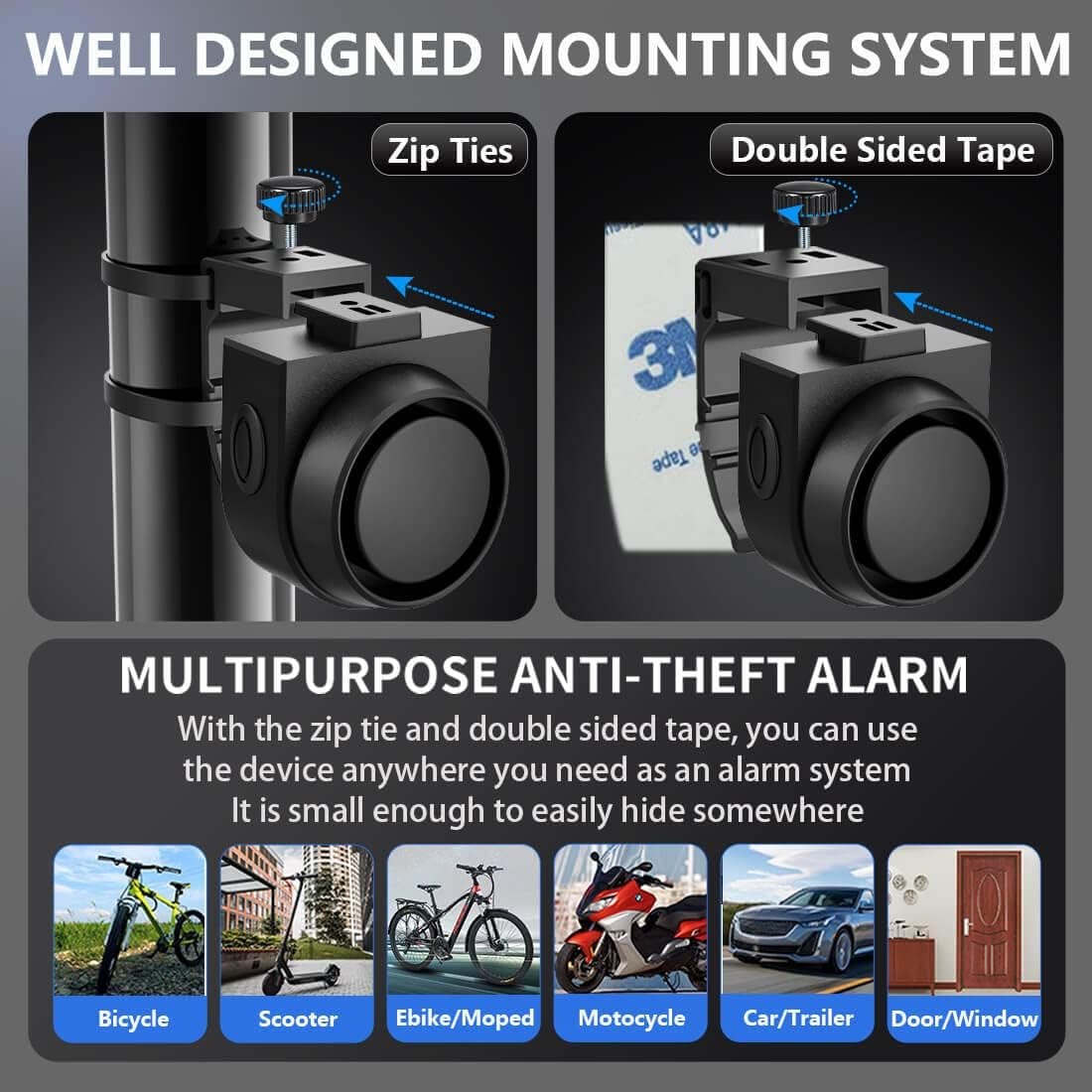 Wireless Remote Bike Alarm (2) image number 3
