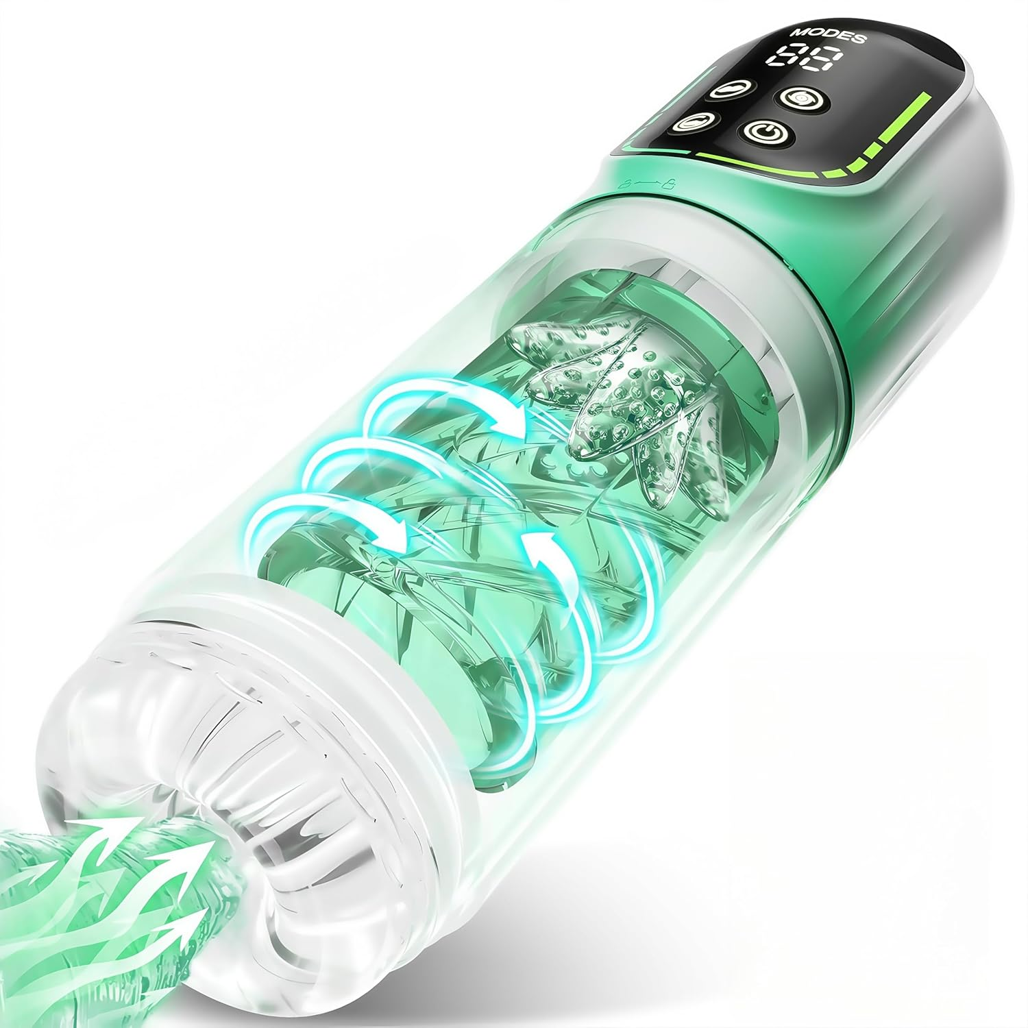 Funflick 5-In-1 Automatic Male Masturbator Penis Pump, Sex Toys for Men Adult Toys Pocket Pussy Male Stroker with 3 Pump & 7 Thrusting Rotating Vibrating Sucking Sex Machines & Devices, Vibrator Sex Toys for Men Penis Extender & Thicker, Sexual Wellness Products for Novel Sex Exploration, Best Valentines Day Gifts for Him