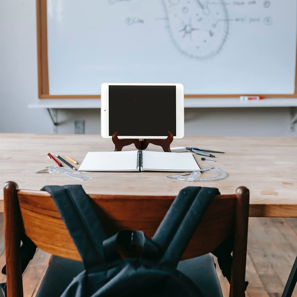 2 PCS Wooden Plate Stands, Wooden Decorative Plate Stand, Wooden Display Stand, for Home Decorations, Picture Frame, Easels, Artwork (20 CM) image number 4