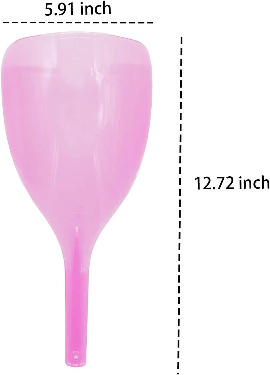 Pro Barber Hair Cutting Shield - Pink Hairspray Hairdressing Mask, Water Proof Plastic Reusable Eye and Makeup Protector for Hair Stylists (2Pcs, 12.7 X 5.9) image number 3