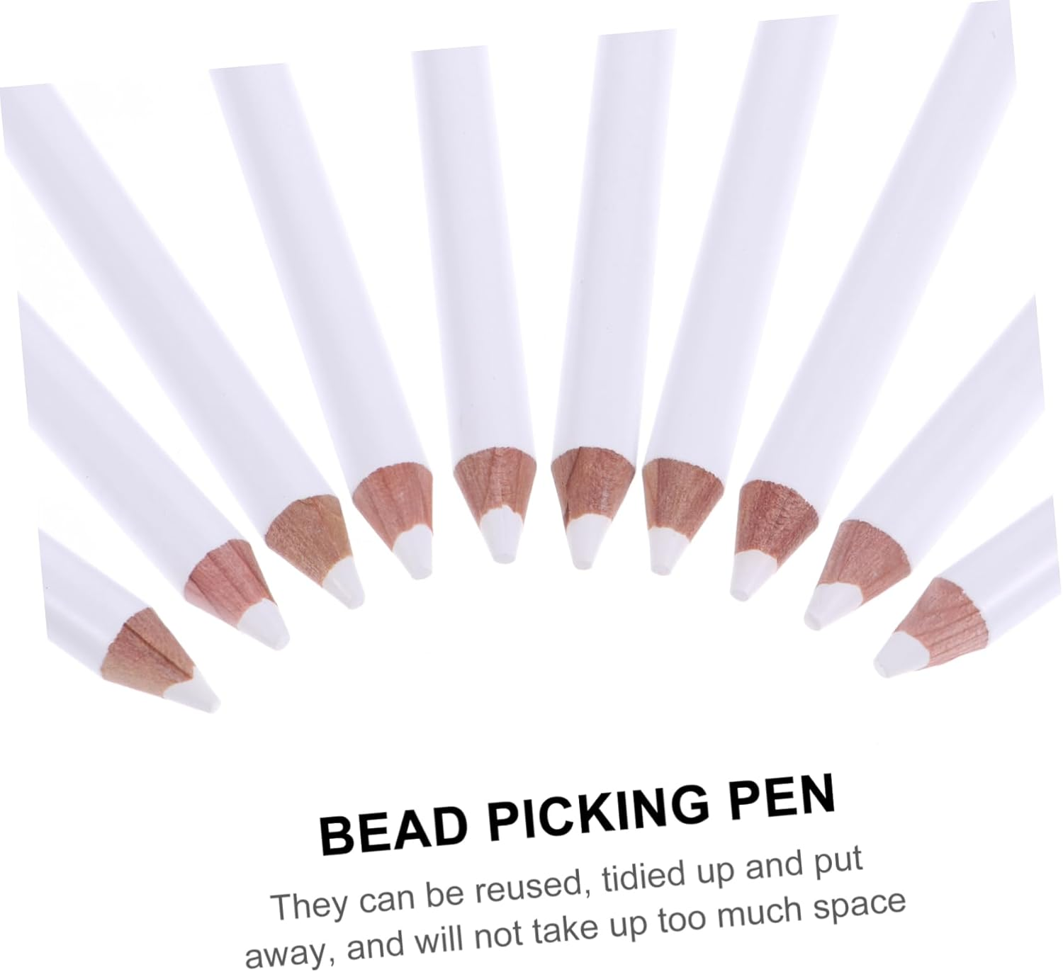 Minkissy 30Pcs Dual-Ended Rhinestone Picker Pens for Nail Art Dotting Tools Wax Tip Manicure Supplies for Gem Application and Decoration image number 2