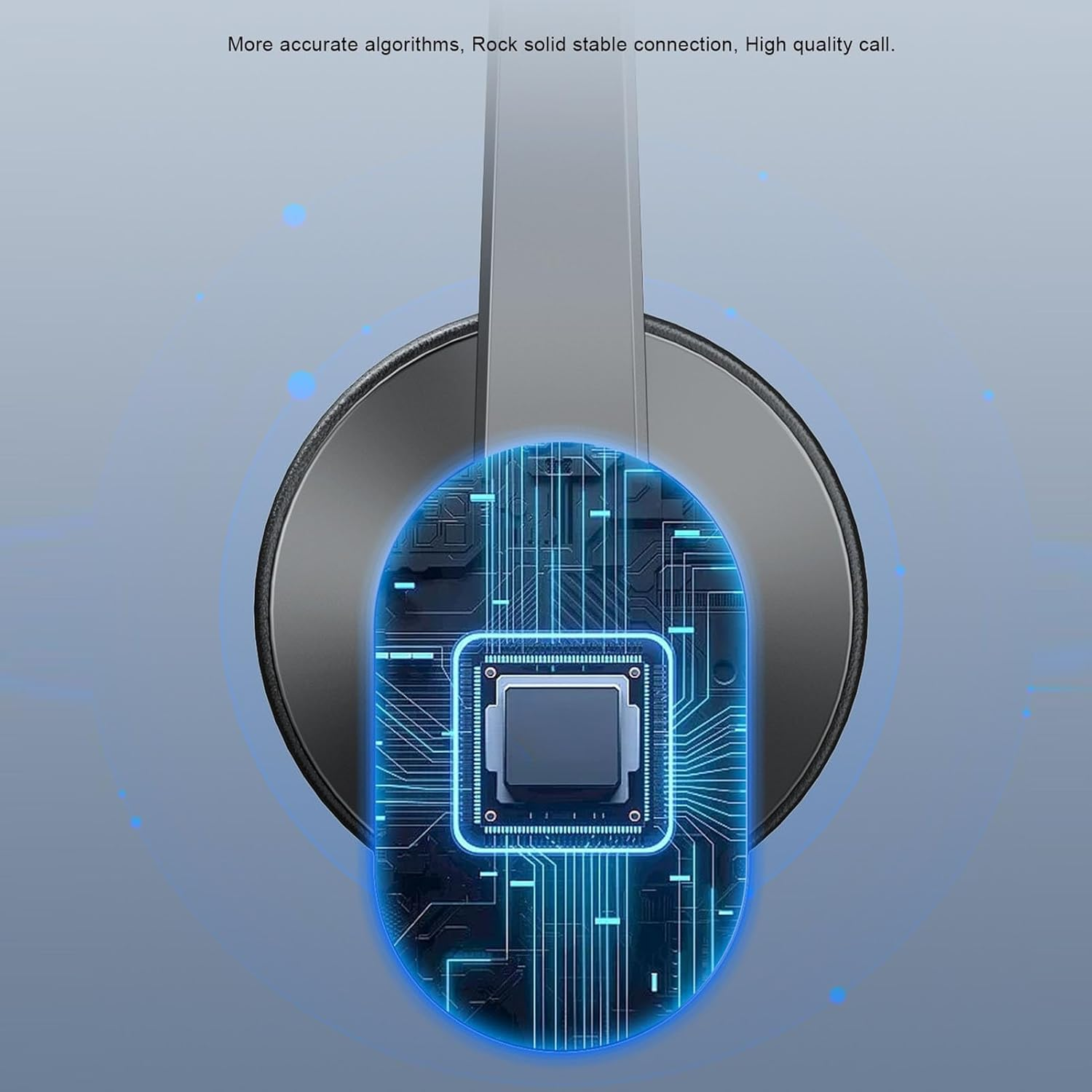 LICAEVEY Bluetooth Headset with USB Dongle, Noise Cancelling Mic, 50 Hours Battery, Single Ear Wireless Headset for Truckers Driving Office