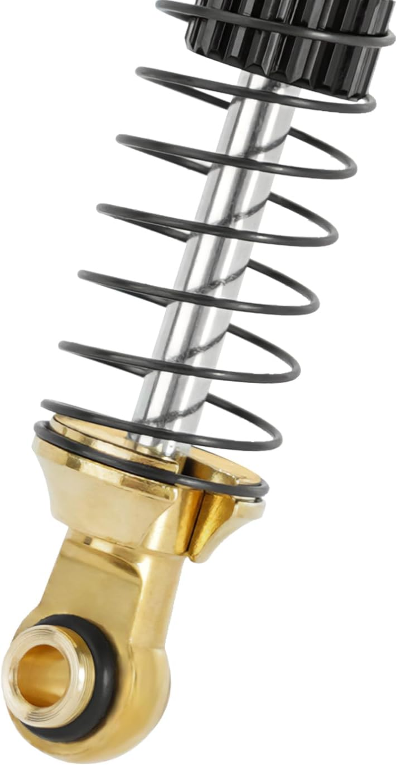 INJORA 59Mm Shocks Long Threaded-Brass & Aluminium Shock Absorber Oil Damper for TRX4M TRX4MT 1/18 RC Crawler Upgrade image number 5