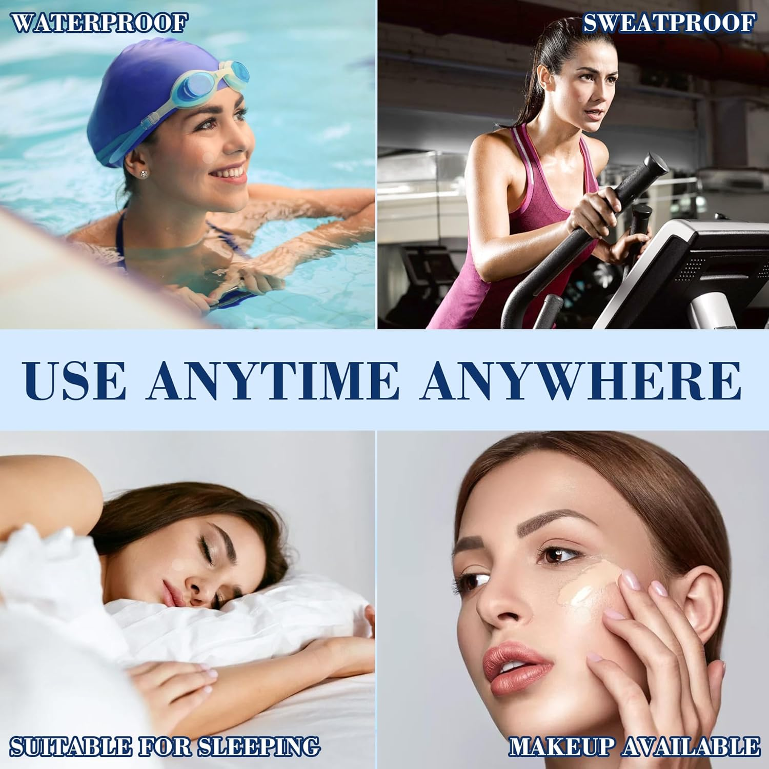 Prowithlin Pimple Patches, Invisible, Fast Absorbing Patch Acne for Day & Night Use, Acne Patch for Skin Care Clearer, Gentle Hydrocolloid Patches Acne, 252 Count, 2 Size（10Mm & 12Mm） image number 3