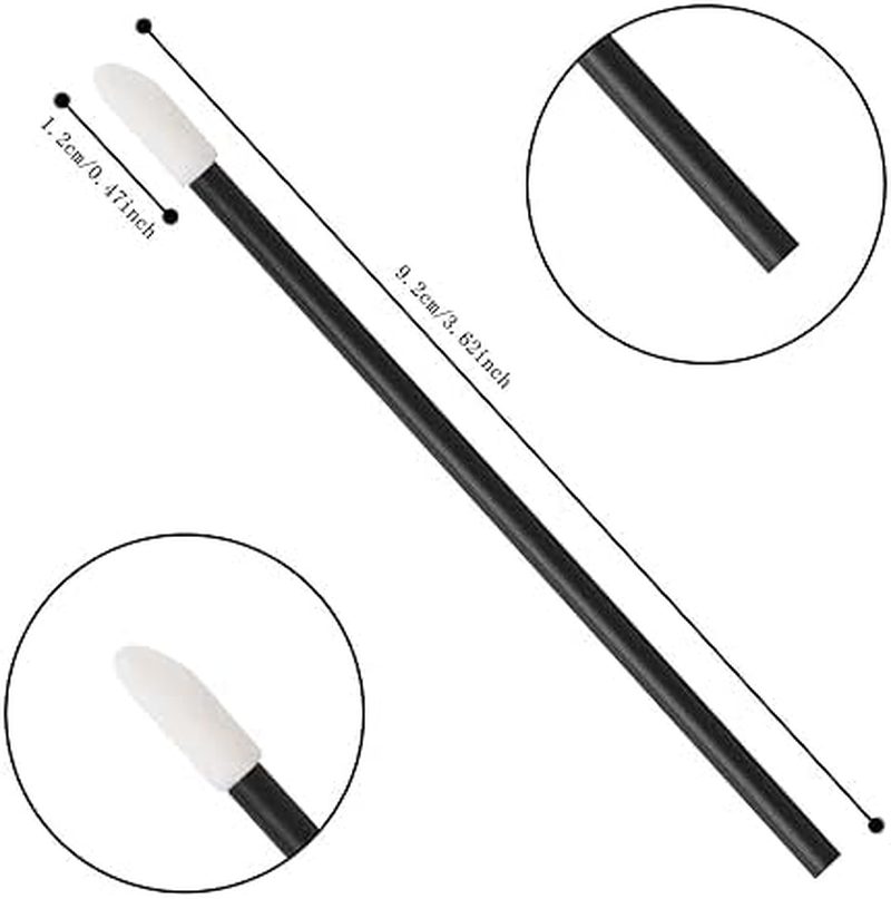 400 Pcs Lip Applicators Disposable, Lip Brush for Lipstick Applicator, Makeup Brushes Lip Gloss Applicator Wands, Lipstick Lint Free Brush, Gloss Wands Applicators Tool Makeup Beauty Tool Kits image number 1