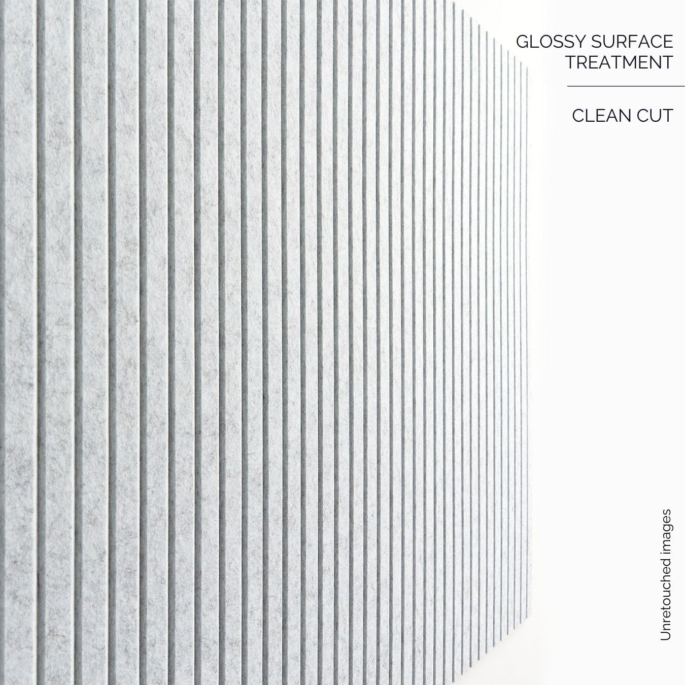 Large Cork Board for Office Black Felt Board Alternative - Slat Wall Paneling, Felt Bulletin Board Tiles for Office Wall Decor, Push Pin Board Wall Organizer for Office -12-Pack (Marble White) image number 4