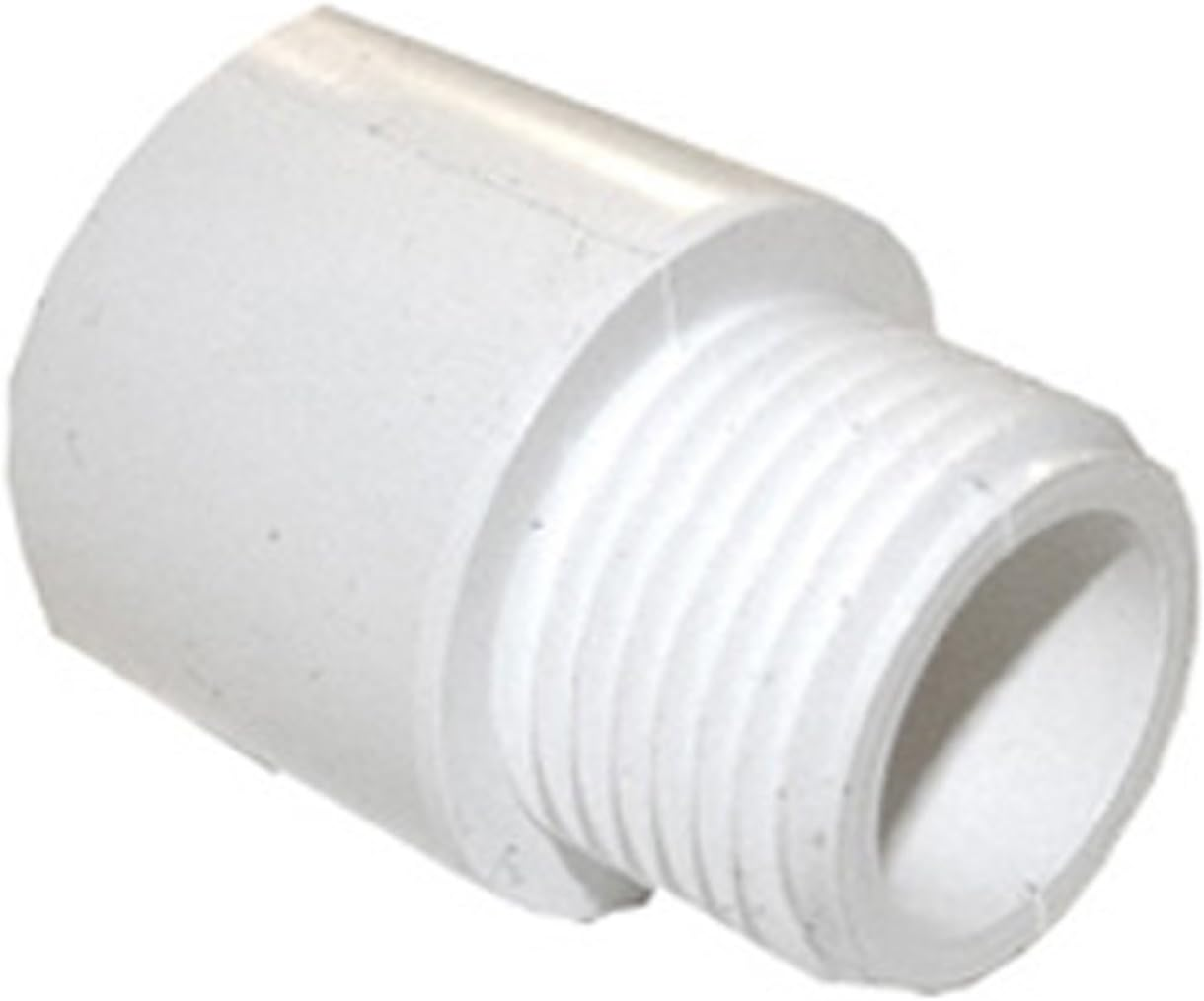 LASCO 15-1643 PVC Hose Adapter with 3/4-Inch Male Hose Thread and 3/4-Inch PVC Pipe Glue Connection image number 2