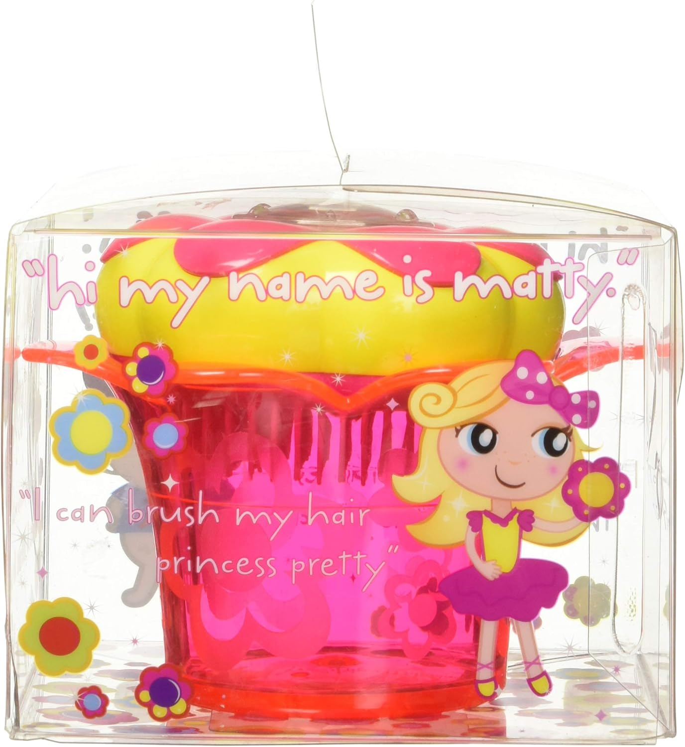 Tangle Teezer Magic Flowerpot Hairbrush for Kids, Princess Pink