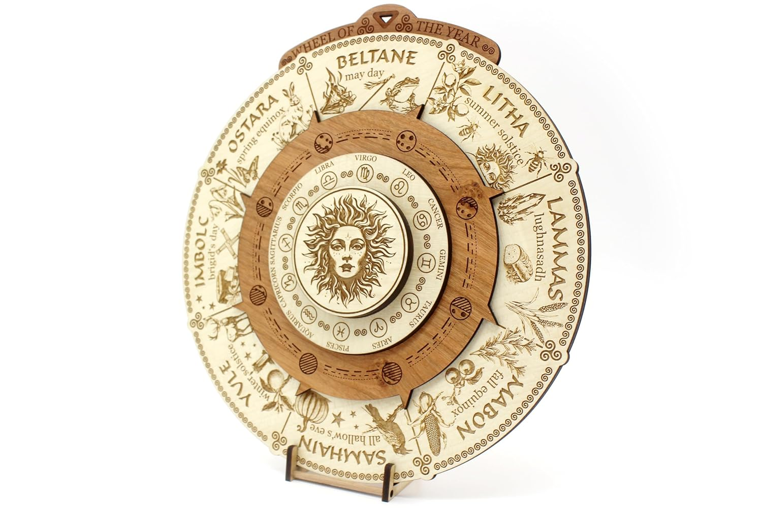 Bausatz Jahresrad / Heidnischer Jahreskreis: Wicca-Jahreskreis Mit St&auml;nder image number 3