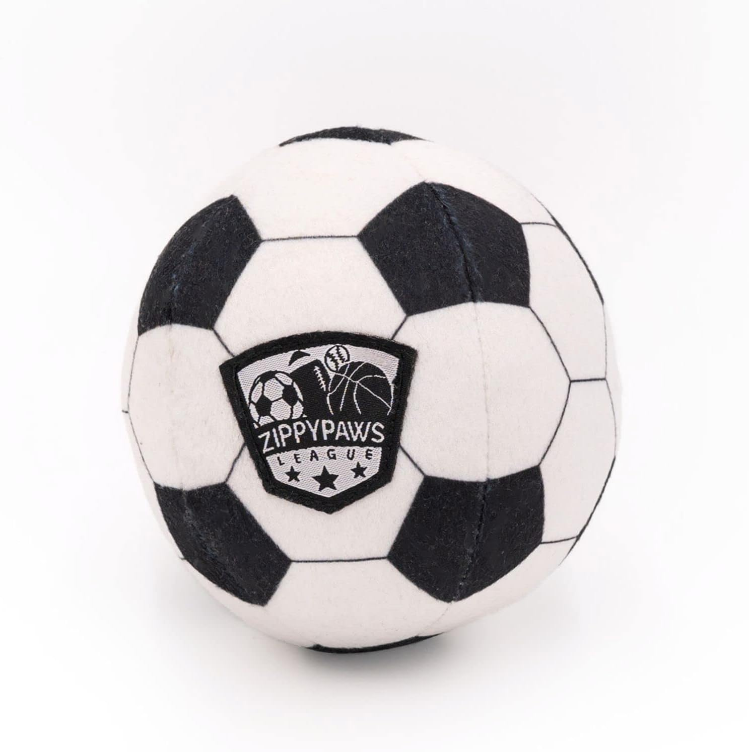 Zippypaws Sportsballz - Dog Squeaky Toys to Keep Them Busy, Funny Plush for Small, Medium, & Large Dogs, Cute Stuffed Puppy Toy, Pet Products, Gift for All Breeds, Interactive Squeaker - Baseball image number 2