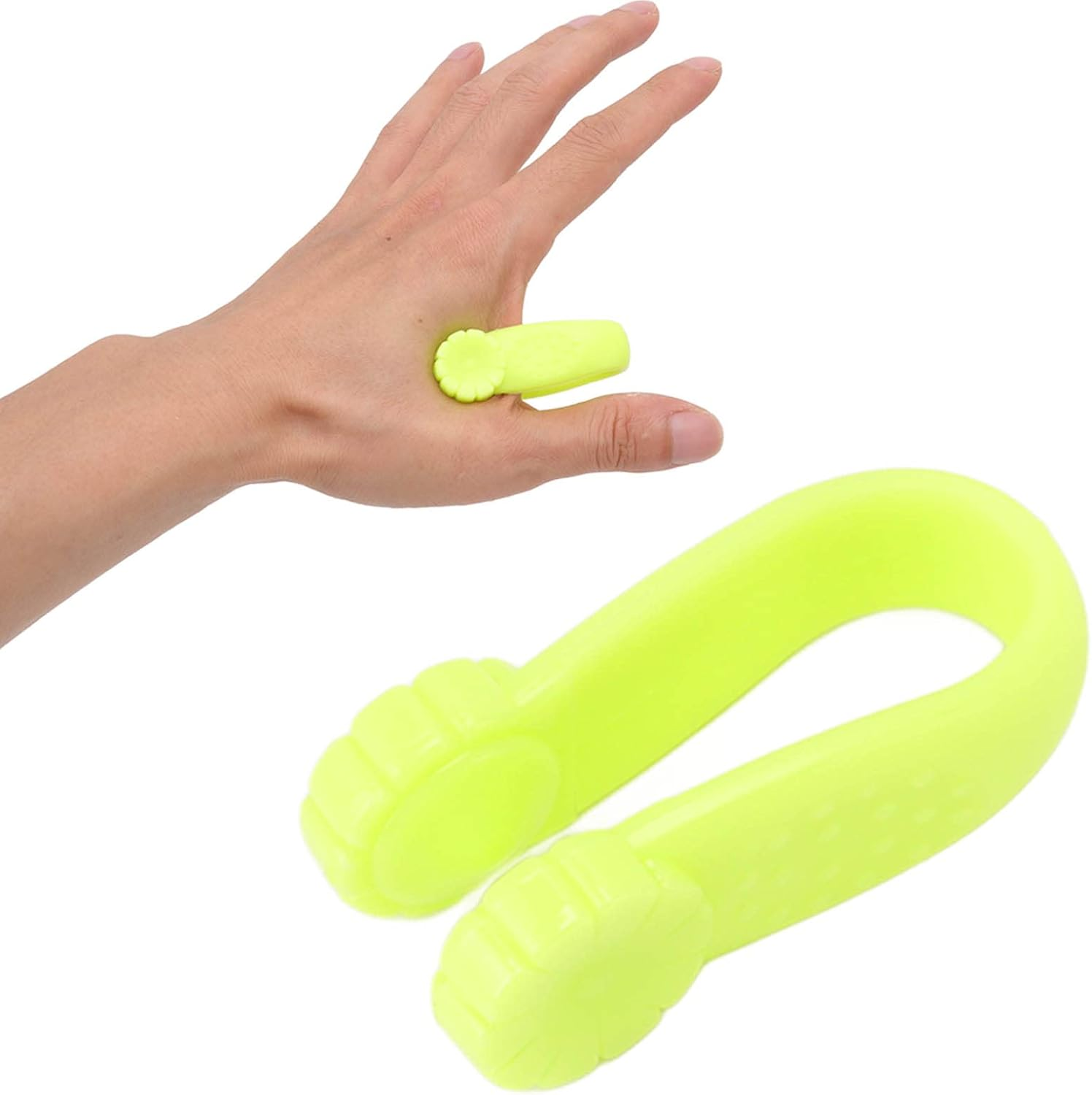 Headache Relief Clip, 8Pcs Plastic Wearable Acupressure for Migraine and Stress Relief Easy Effective Relief Tension Anxiety (Black)