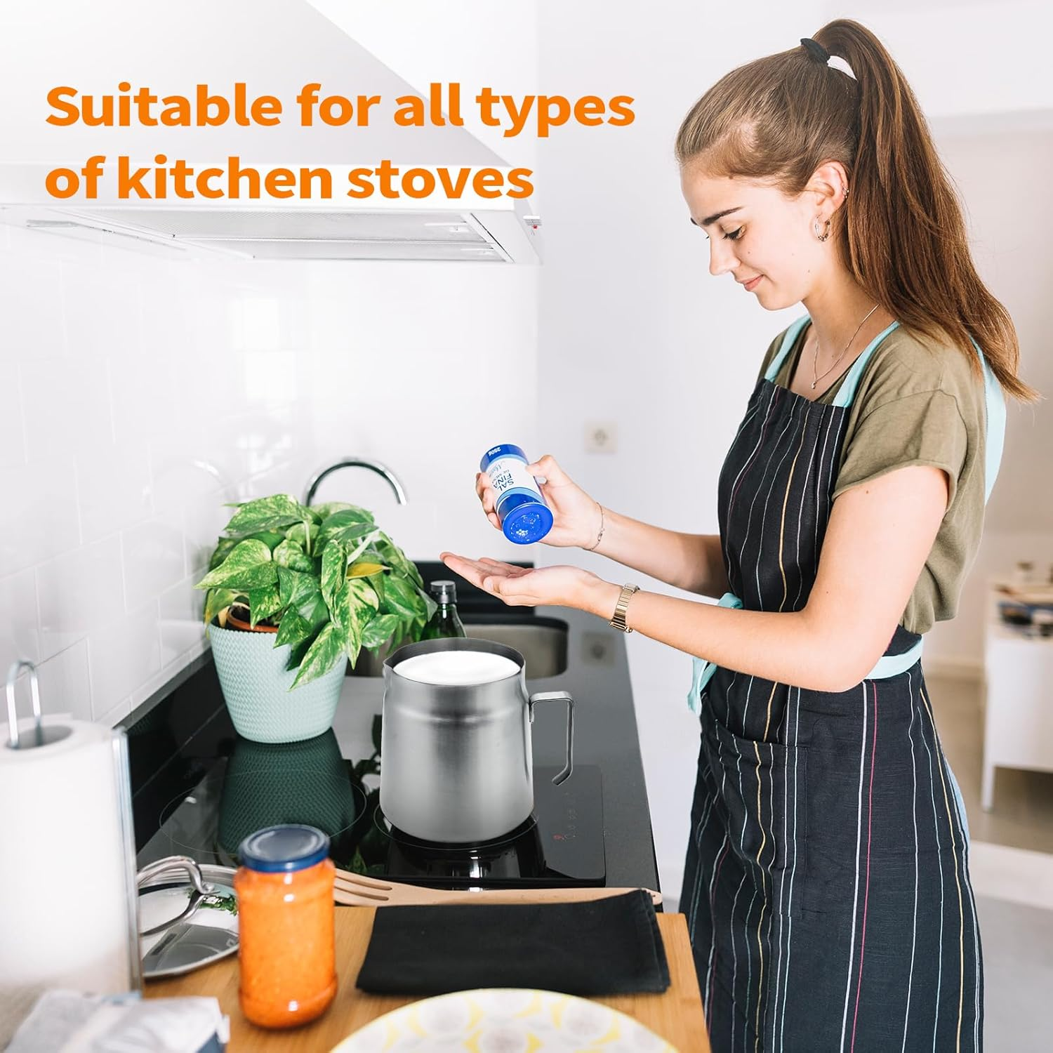 AVOWB.T.Q 304 Stainless Steel Oil Strainer Pot, 2.0L Large Capacity Versatile Oil Filter Vessel,Bacon Grease Saver with Fine Mesh Strainer and Frying Basket Frying Net for Kitchen image number 6