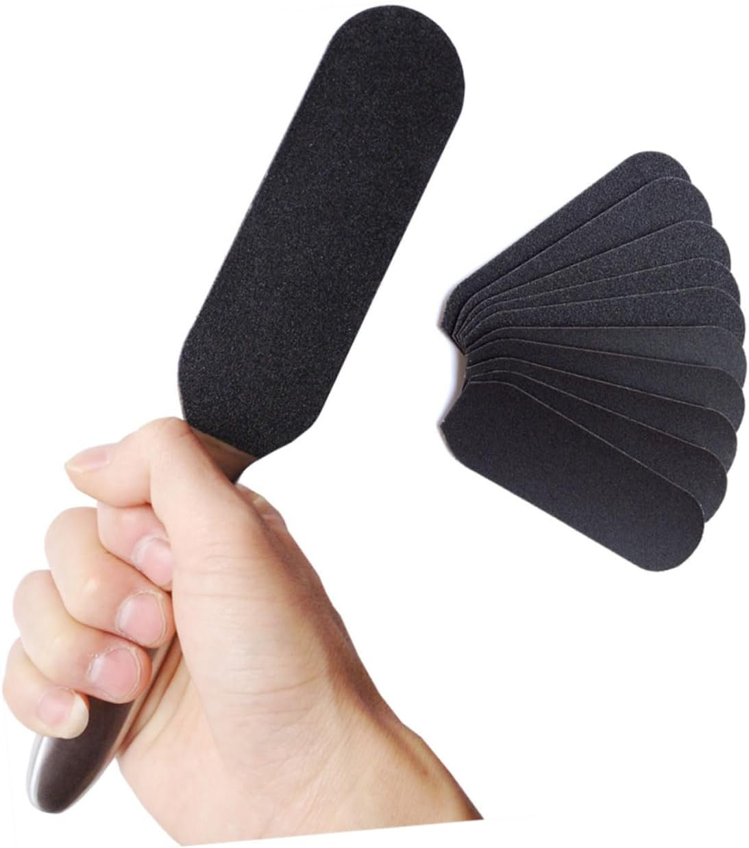 Healeved 50Pcs Gentle Foot Sandpaper Callus Remover Tool Portable Foot File Pedicure image number 5