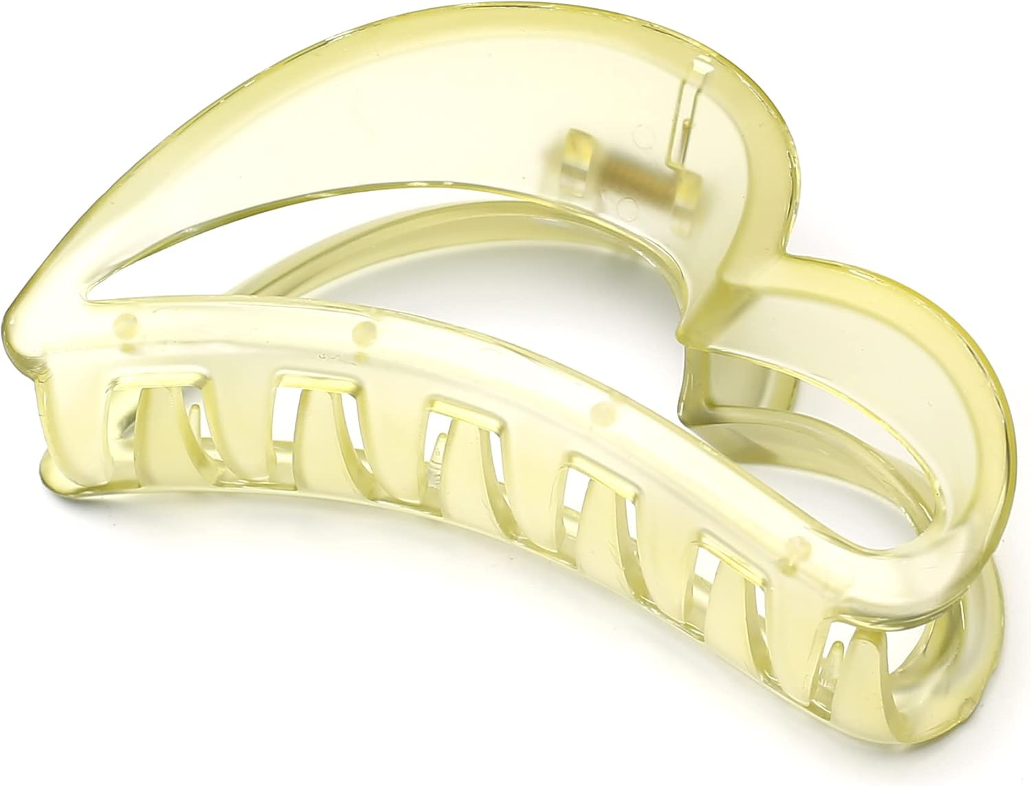 Large Love Hair Clip Beautiful Women'S Hair Clip Headpiece Elegant Hair Accessory (Light Orange)